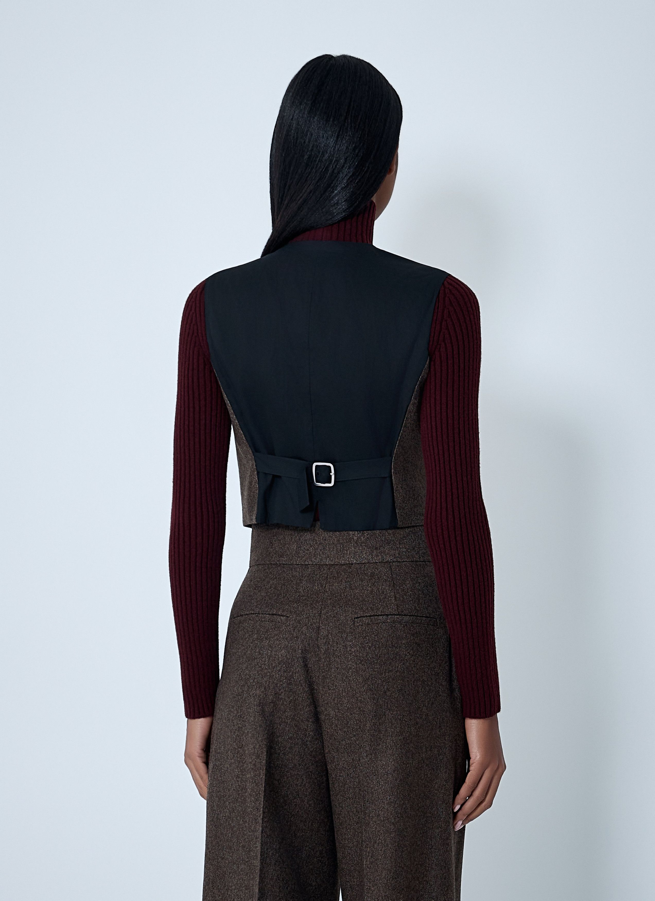 Max Mara Wool Waistcoat Size M / US 6-8 / IT 42-44 - 4 Thumbnail
