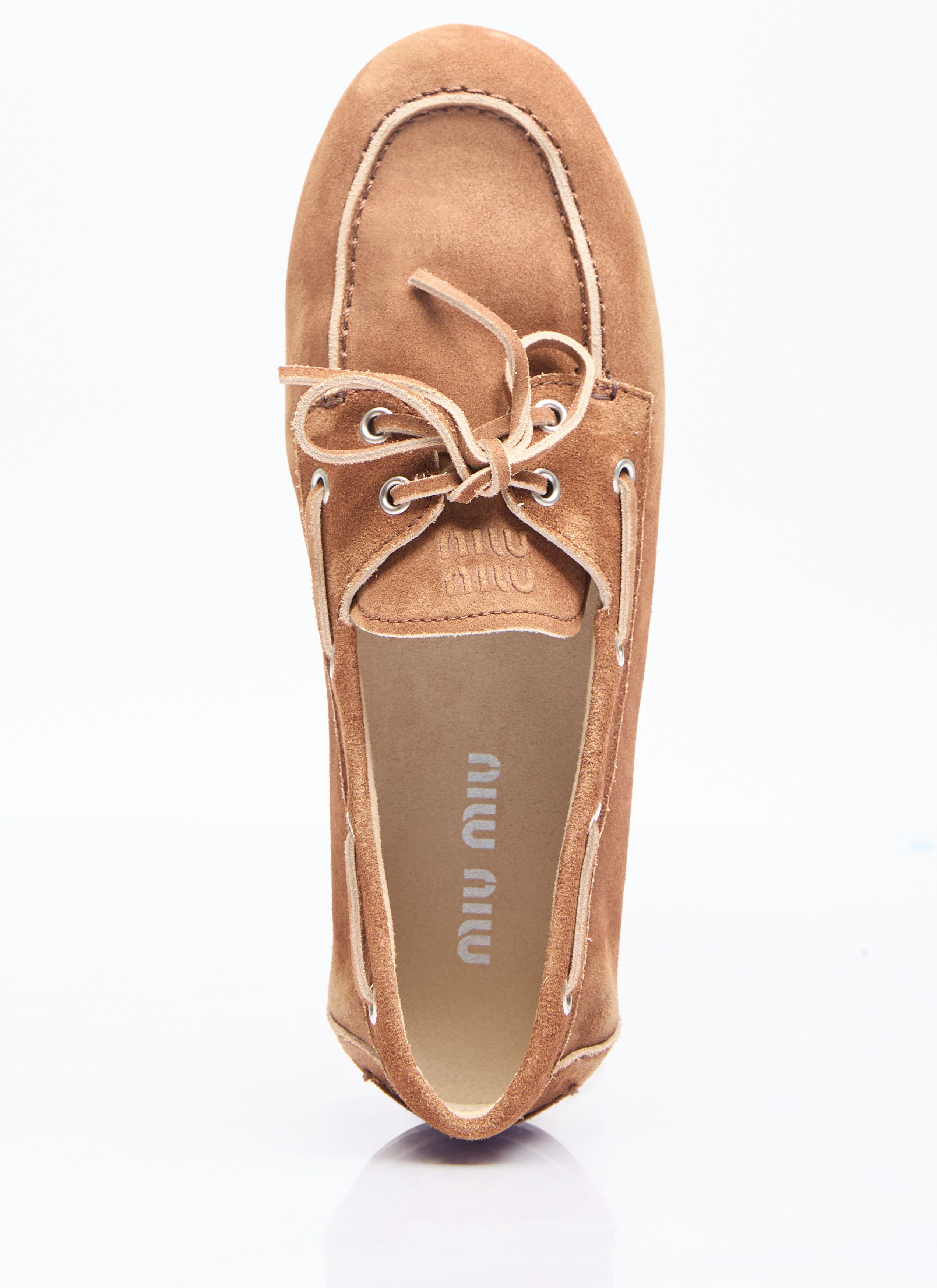 Miu Miu Faded Suede Loafers Size US 6 / IT 36 - 7 Thumbnail