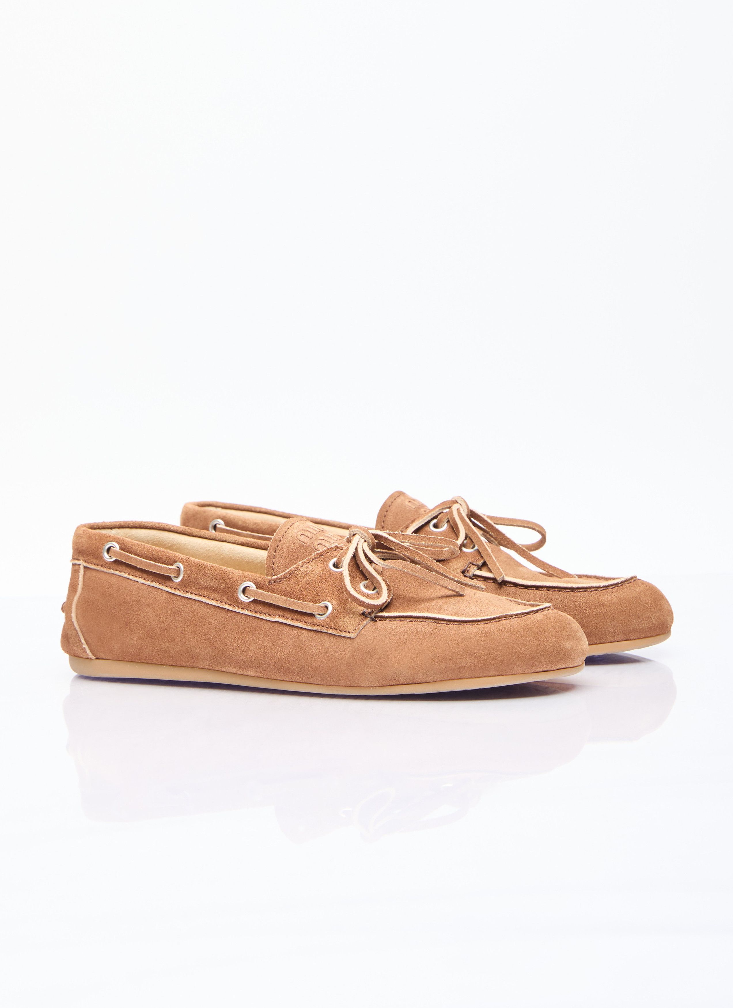 Miu Miu Faded Suede Loafers Size US 6 / IT 36 - 3 Thumbnail
