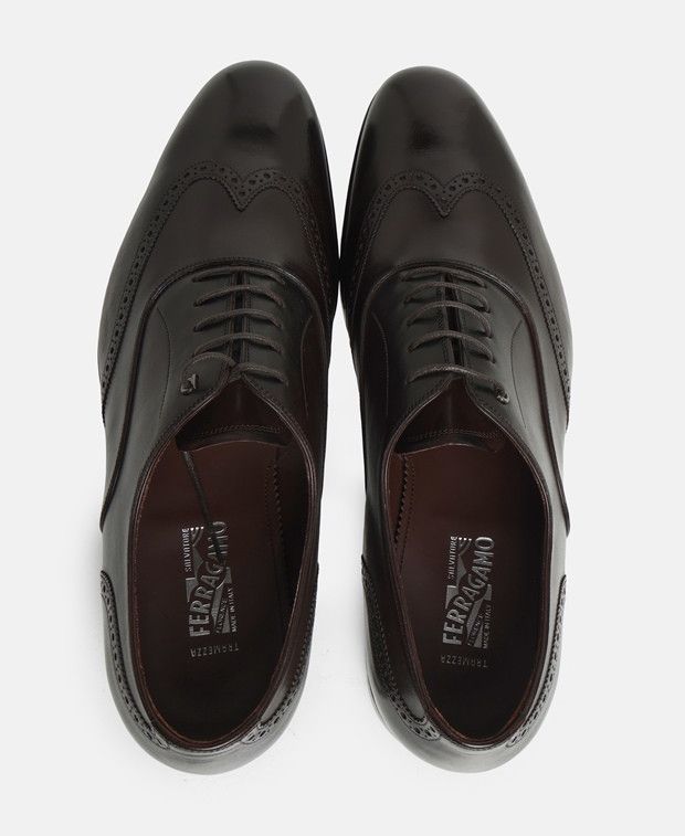 Salvatore Ferragamo Raphael Derbys Size US 13 / EU 46 - 3 Thumbnail