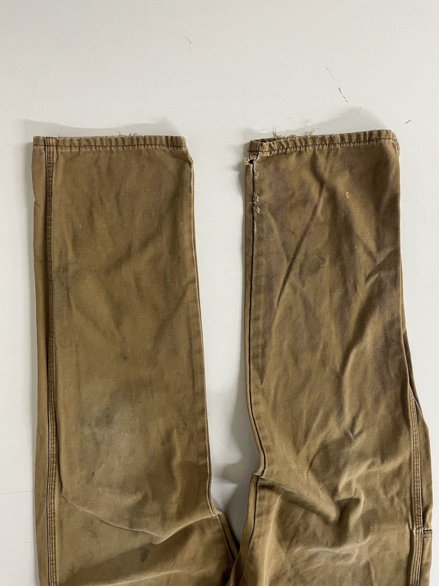 Carhartt Vitnage 2000s Dickies Canvas Carhartt Style Carpenter Wide Leg Cargo Pants Size 34 Size US 34 / EU 50 - 4 Thumbnail