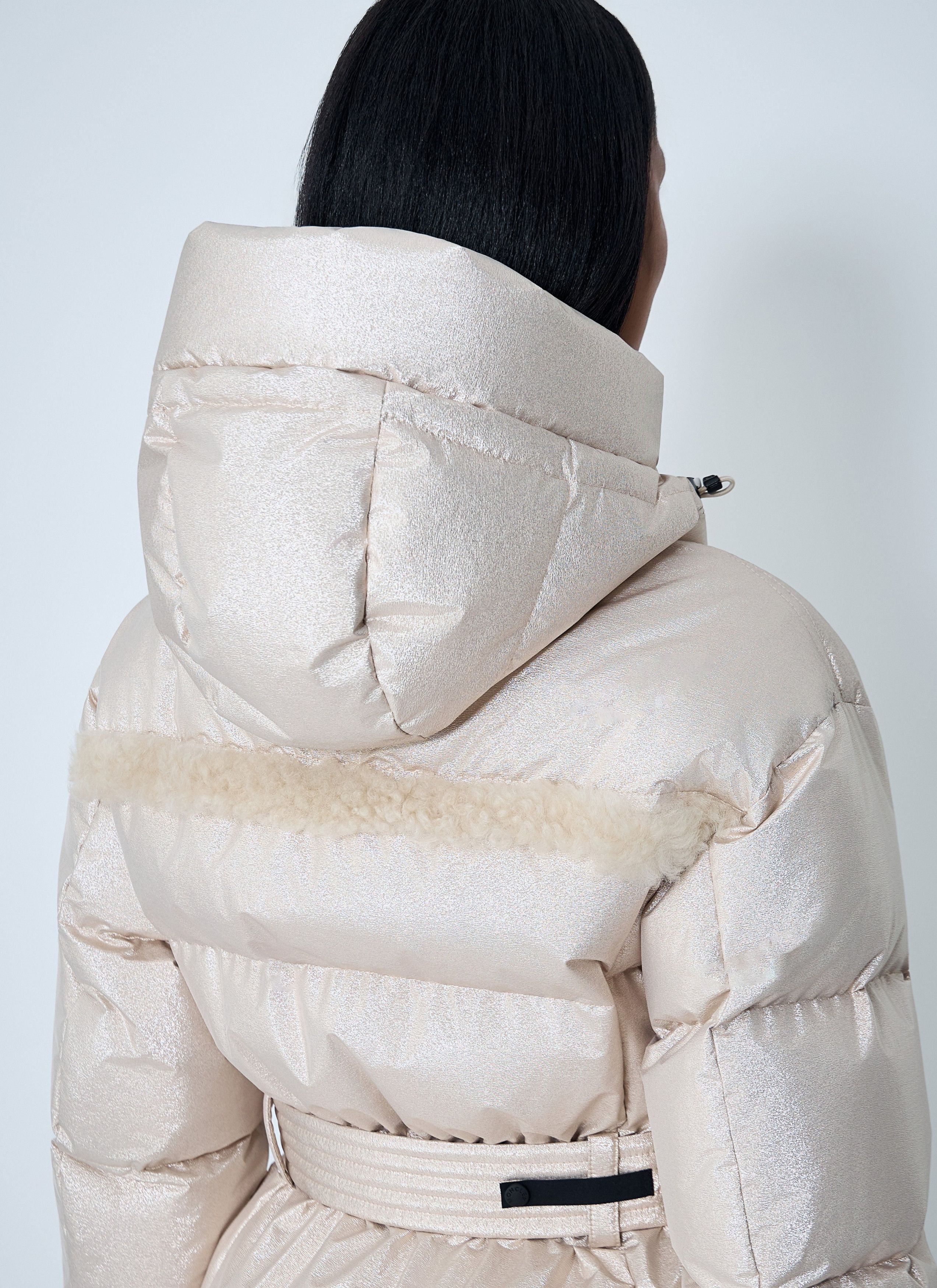 Moncler Grenoble Belted Down Jacket With Faux Fur Trim Size M / US 6-8 / IT 42-44 - 6 Thumbnail