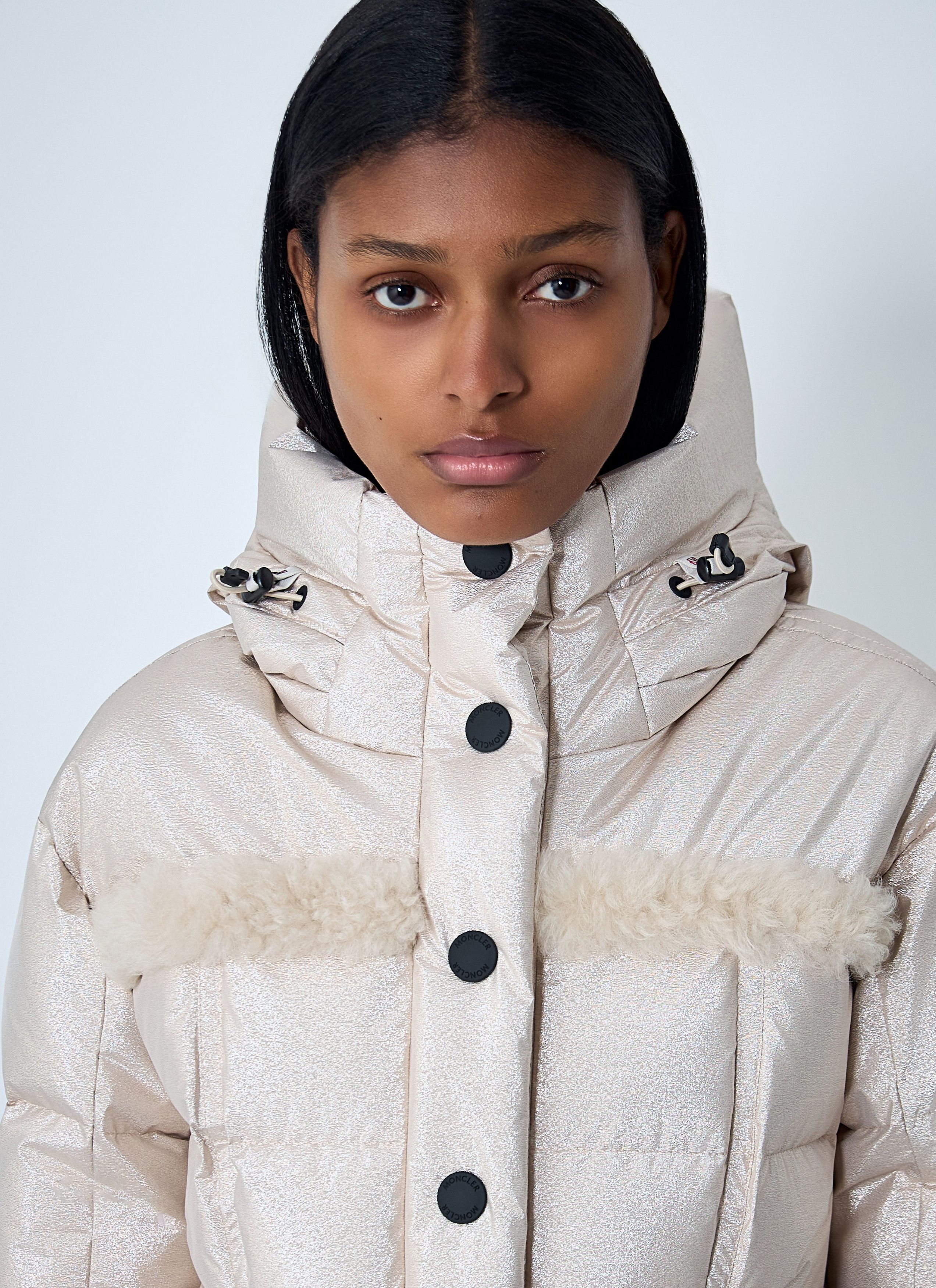 Moncler Grenoble Belted Down Jacket With Faux Fur Trim Size M / US 6-8 / IT 42-44 - 5 Thumbnail