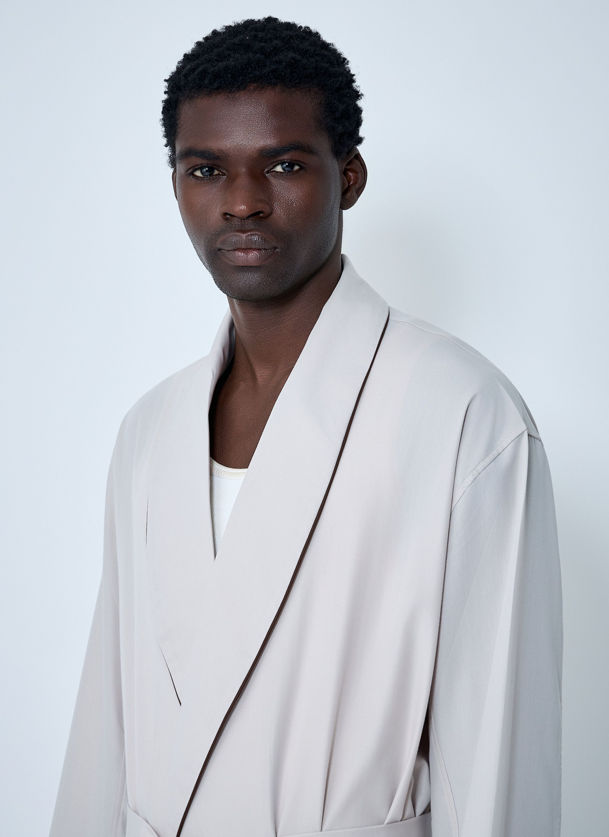 Prada Limestone Robe Coat Size US M / EU 48-50 / 2 - 5 Thumbnail