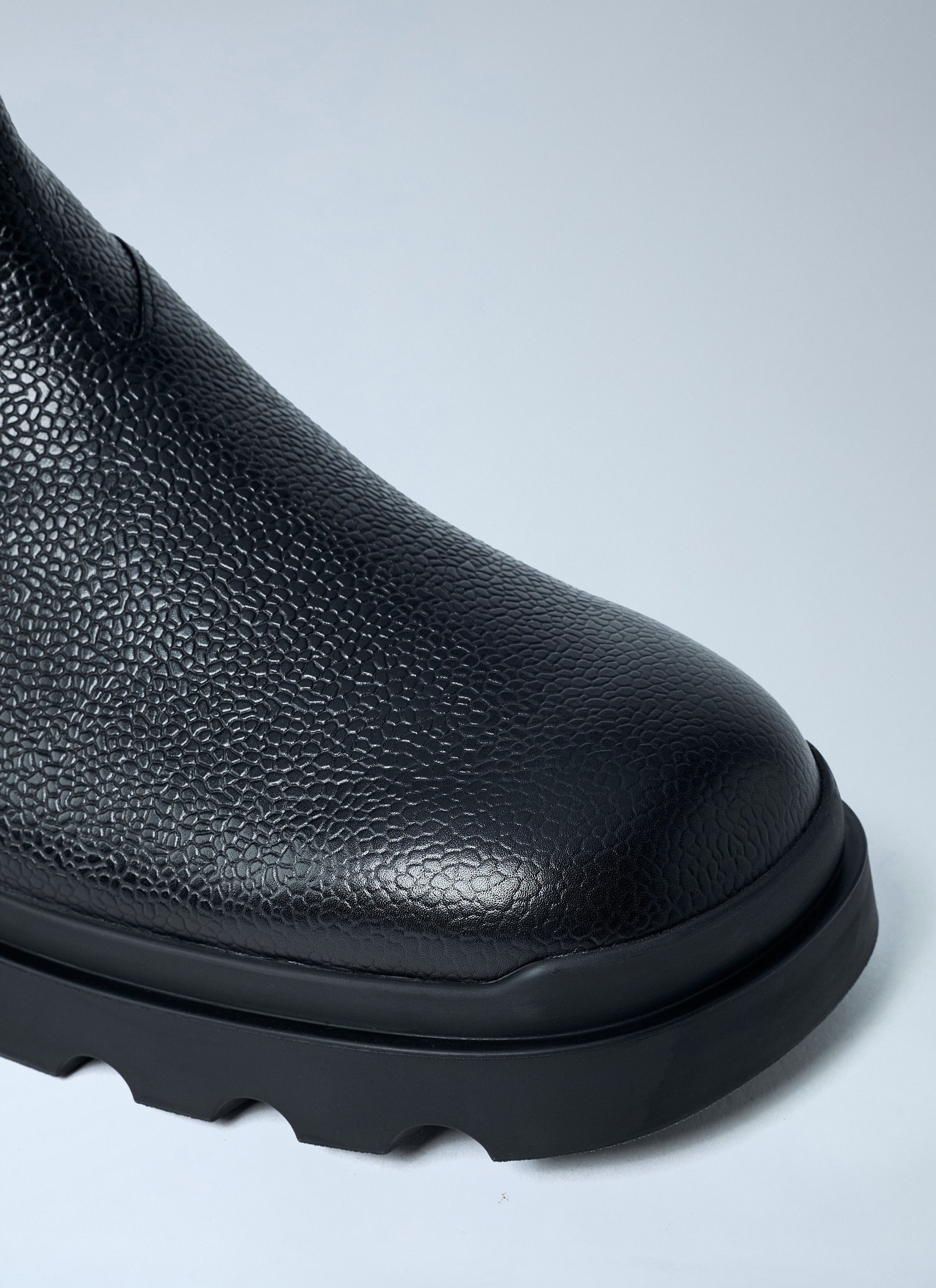 Prada Stamped Leather Boots Size US 11 / EU 44 - 3 Thumbnail