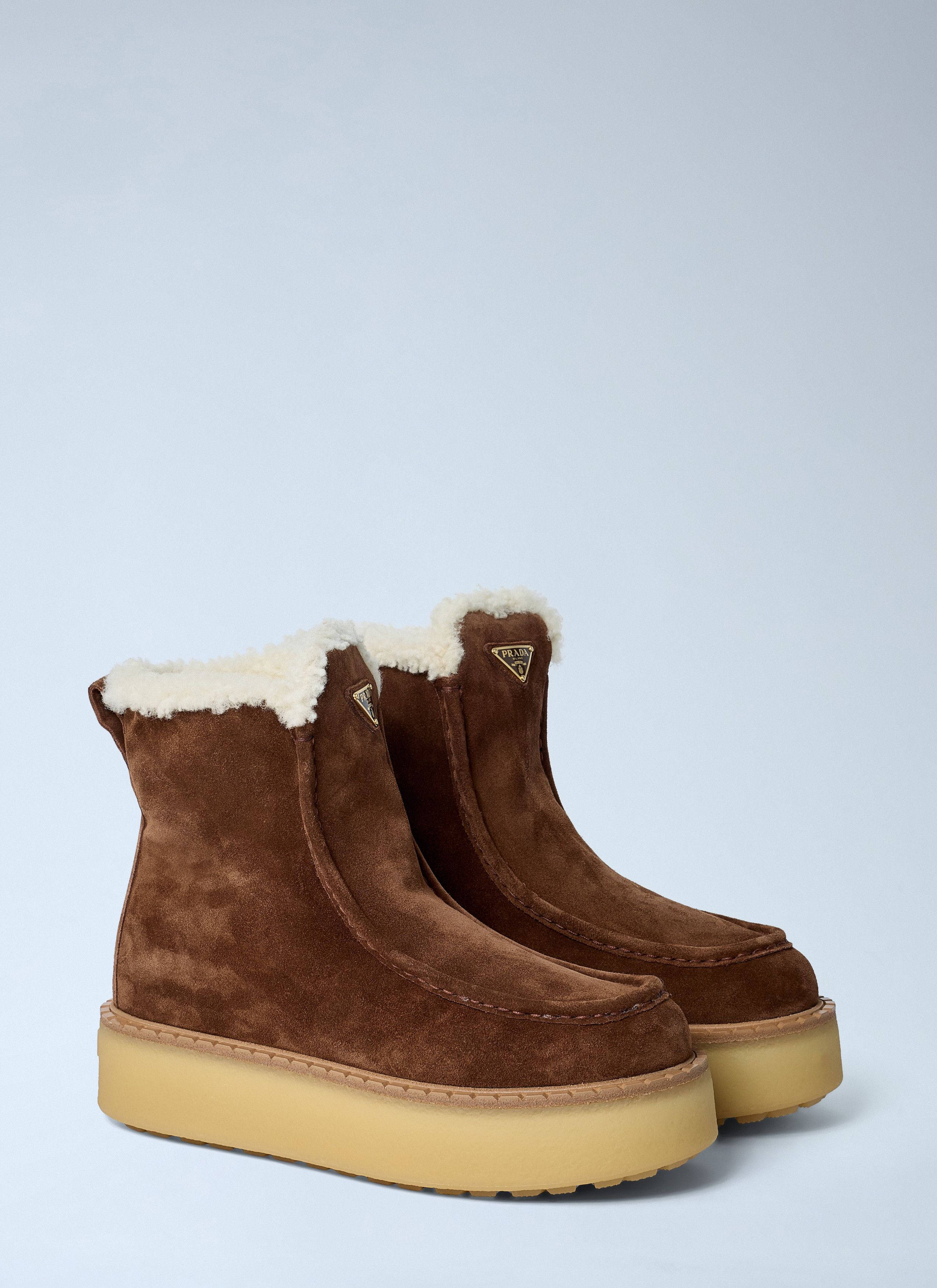 Prada Suede Boots Size US 9 / IT 39 - 2 Thumbnail