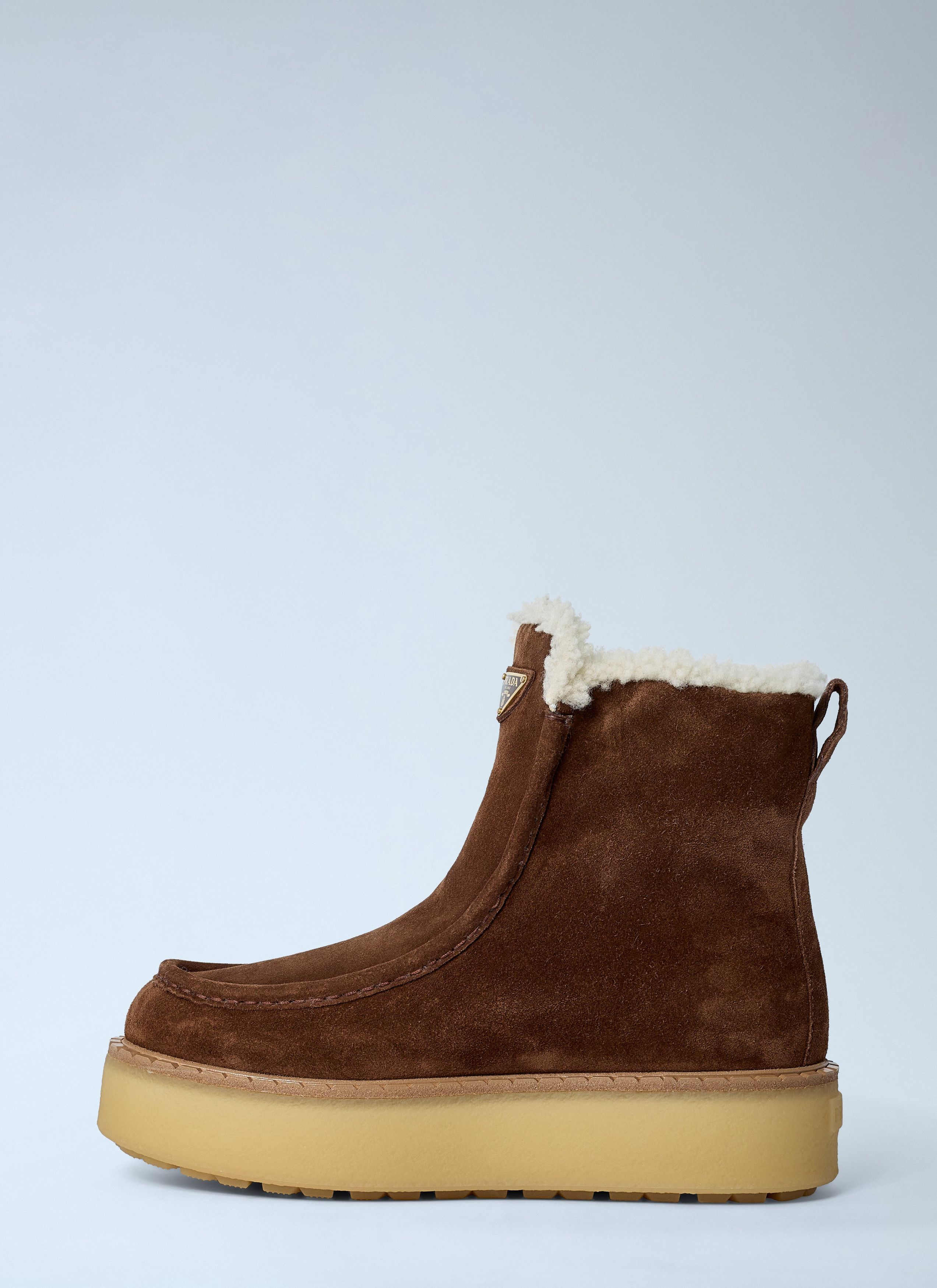 Prada Suede Boots Size US 9 / IT 39 - 4 Thumbnail