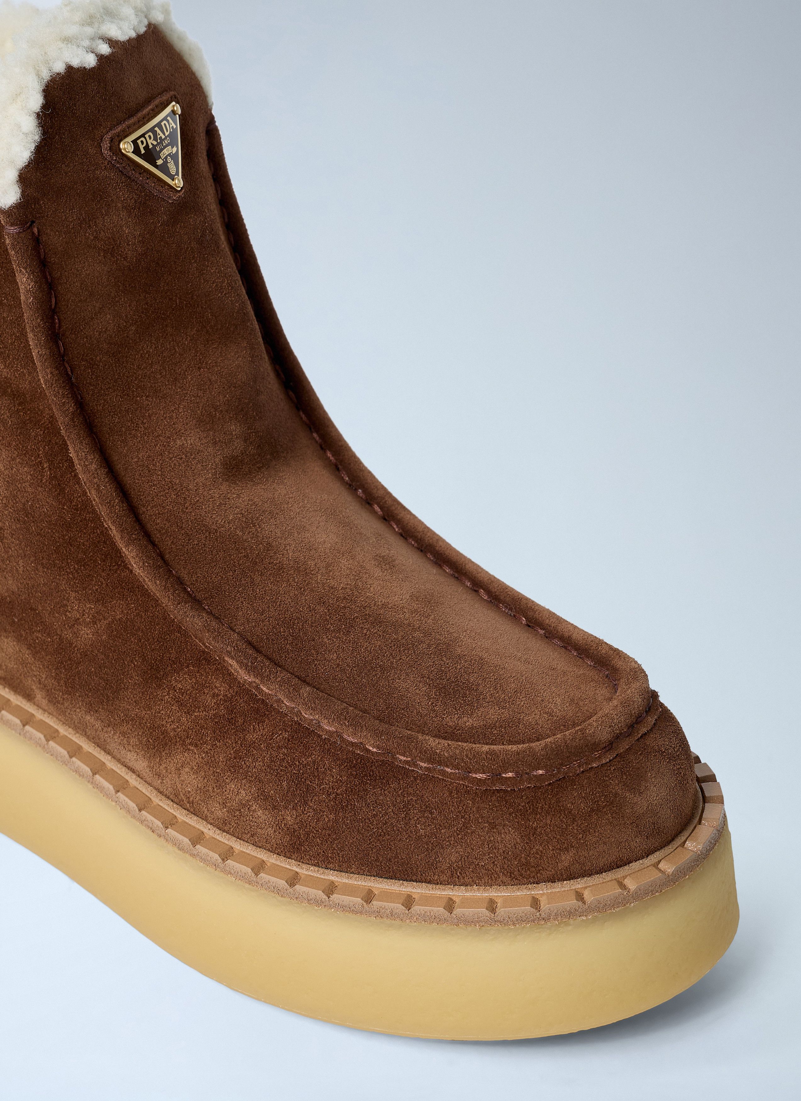Prada Suede Boots Size US 9 / IT 39 - 3 Thumbnail