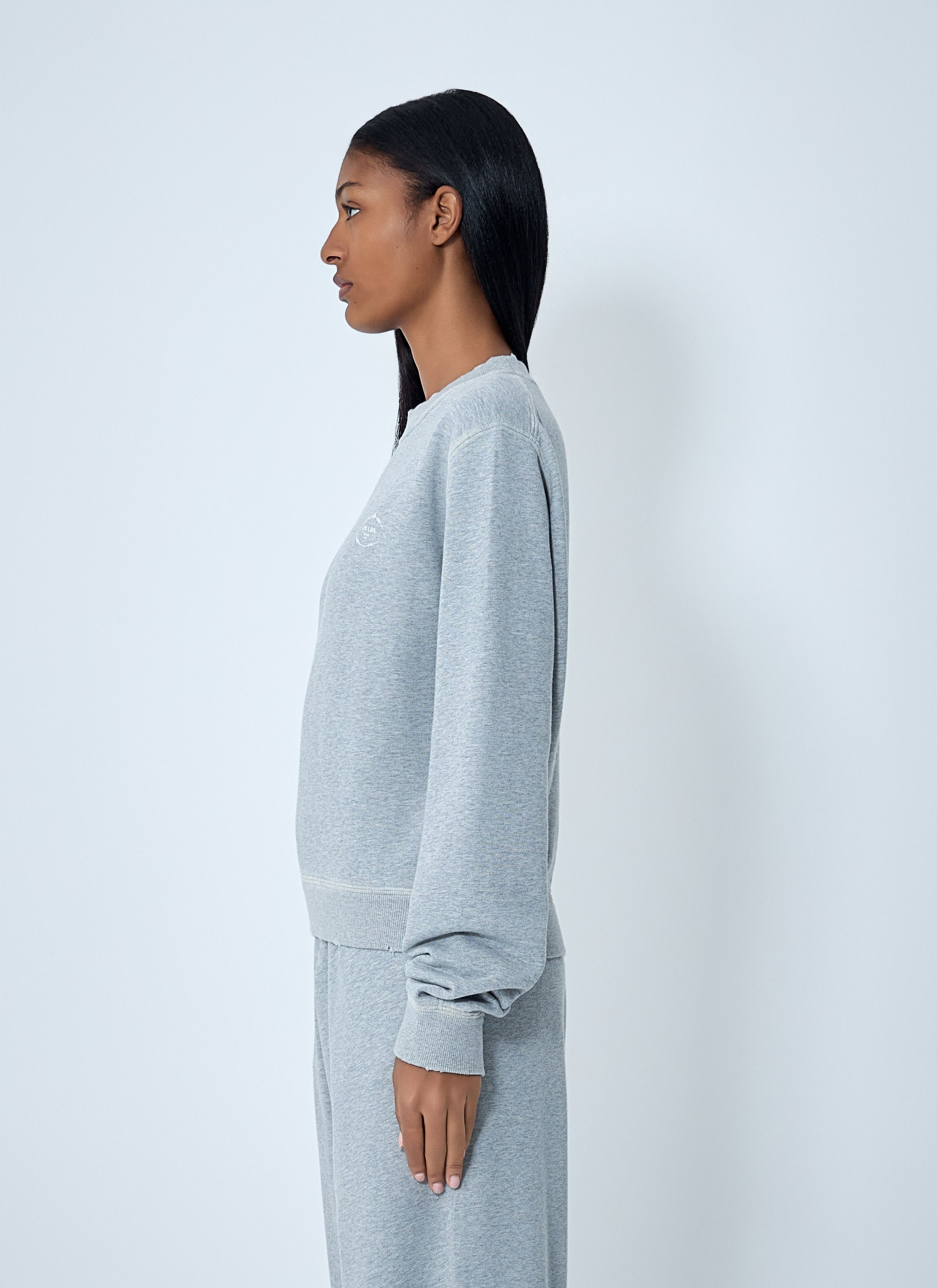 Prada Cotton Sweatshirt Size XS / US 0-2 / IT 36-38 - 3 Thumbnail