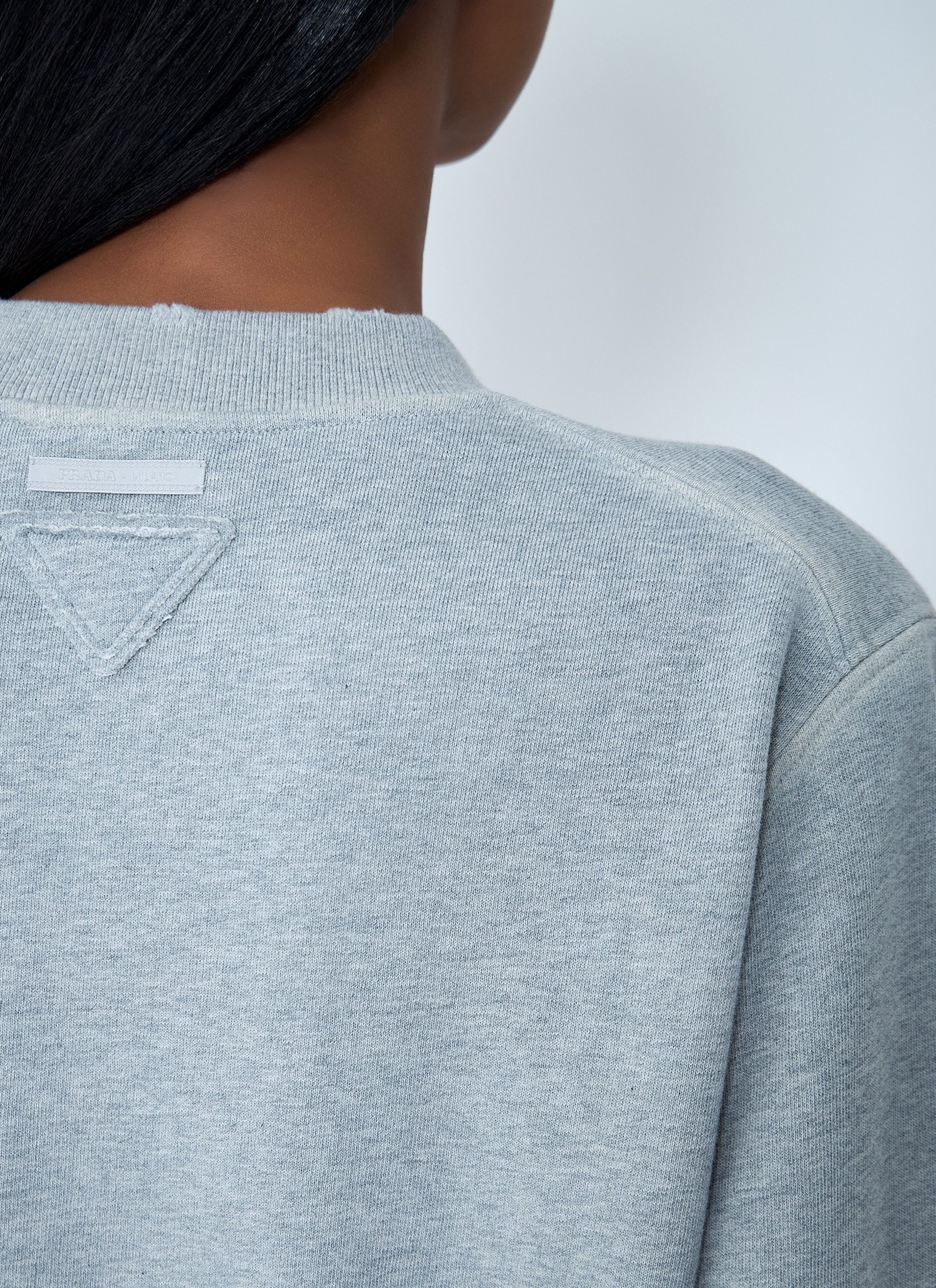 Prada Cotton Sweatshirt Size XS / US 0-2 / IT 36-38 - 6 Thumbnail