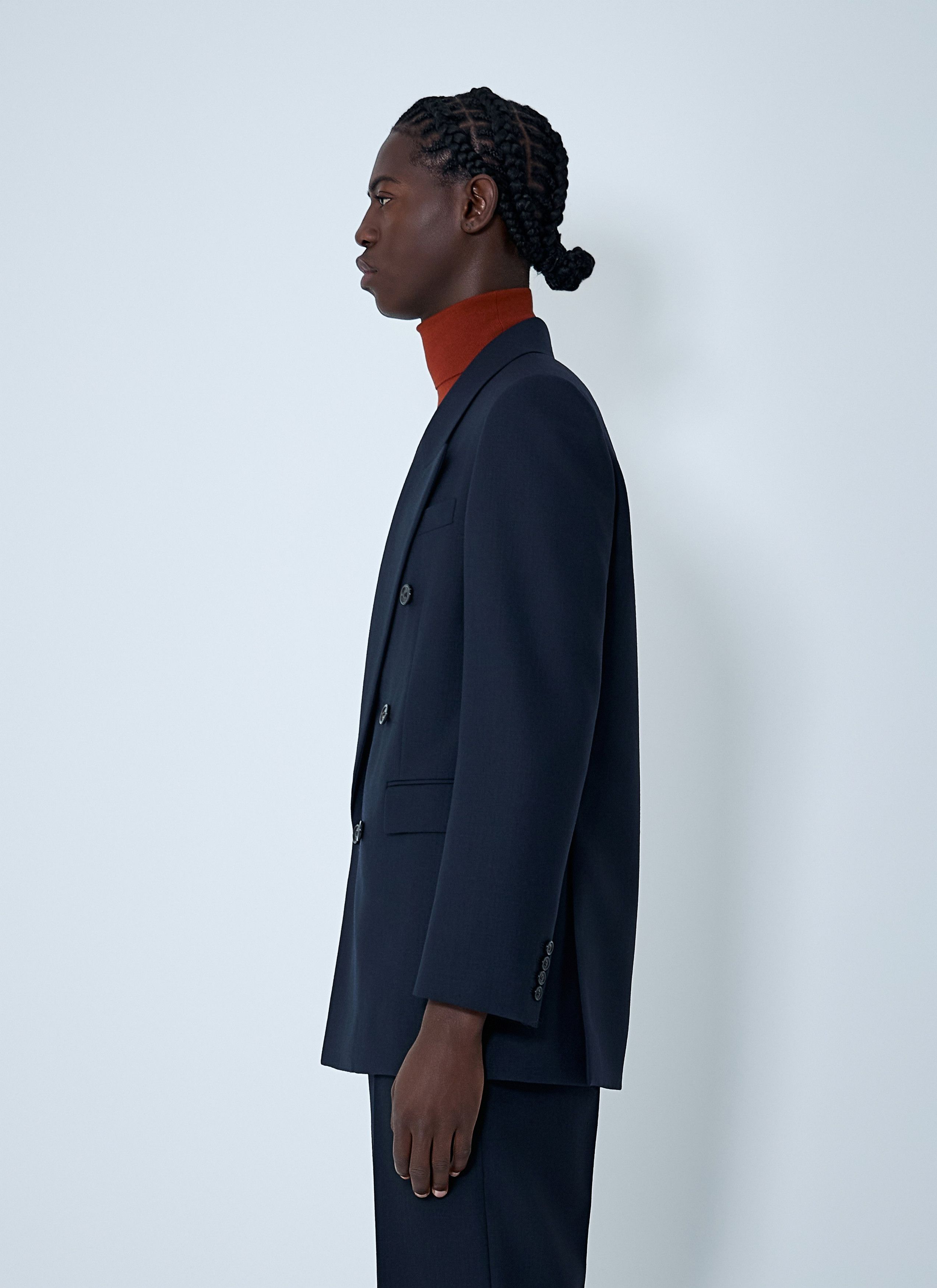 Saint Laurent Paris Wool Double-Breasted Blazer Size US S / EU 44-46 / 1 - 3 Thumbnail