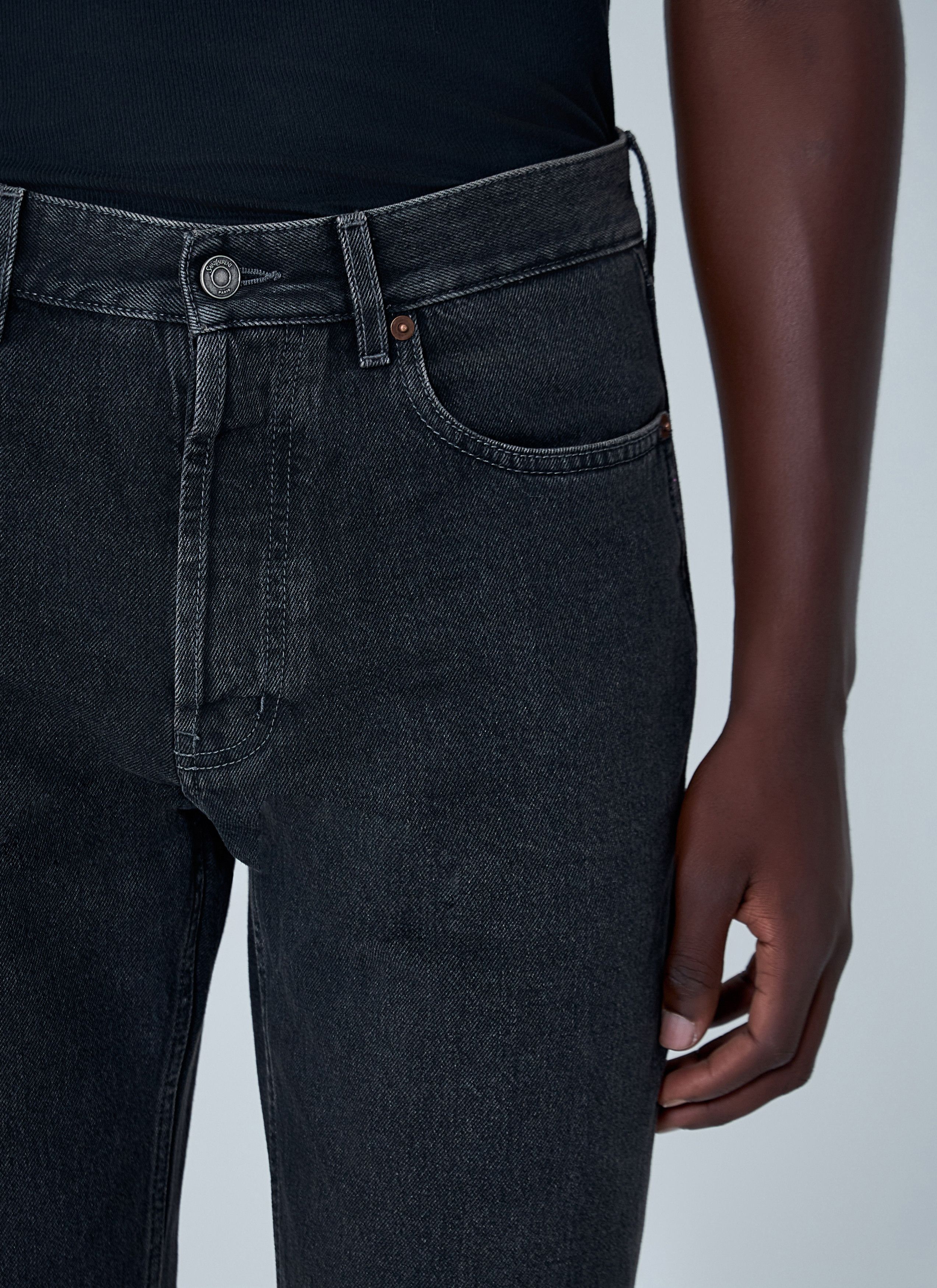 Saint Laurent Paris Straight-Leg Denim Jeans Size US 32 / EU 48 - 5 Thumbnail