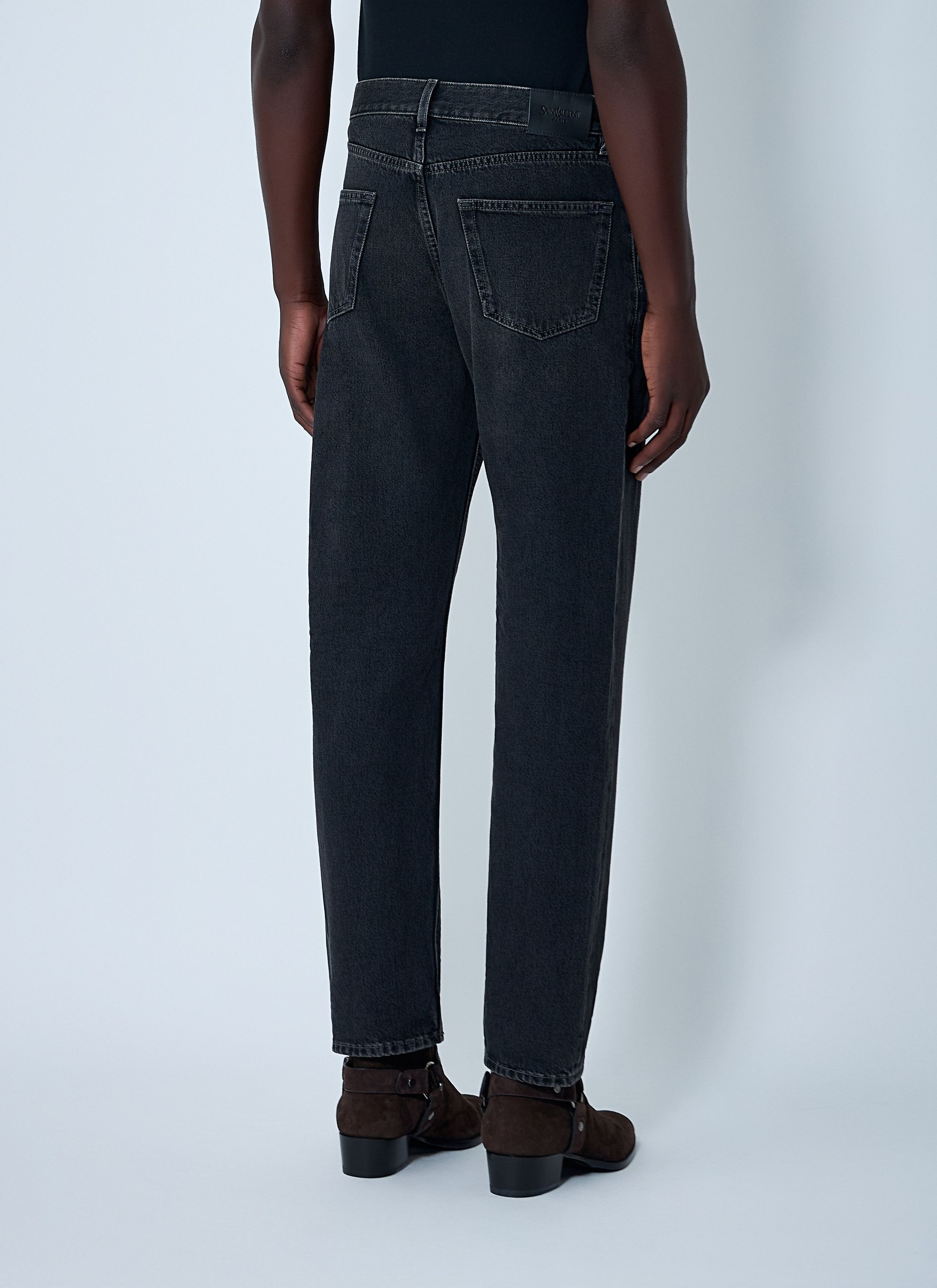 Saint Laurent Paris Straight-Leg Denim Jeans Size US 34 / EU 50 - 4 Thumbnail