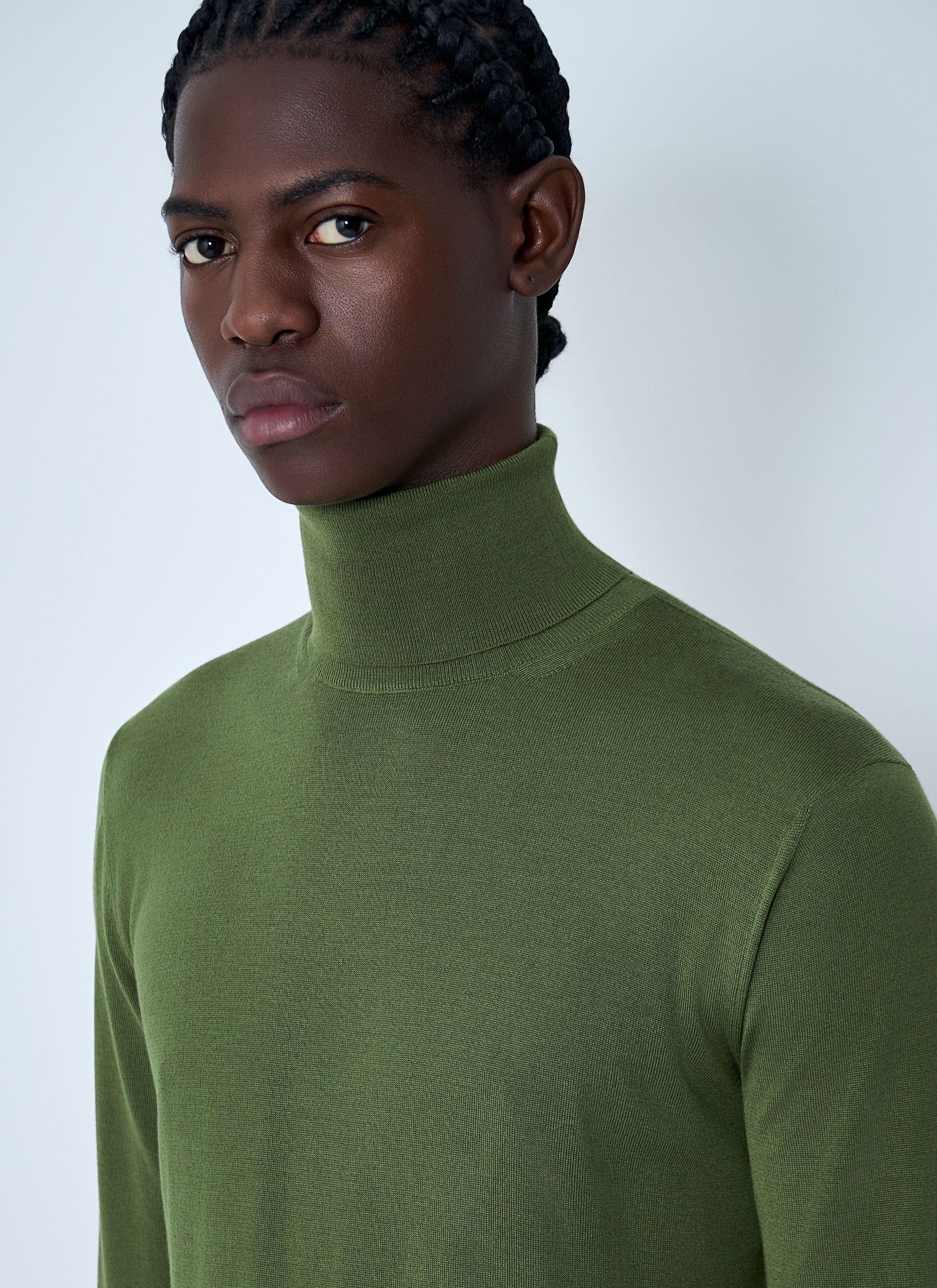 Saint Laurent Paris Fine Knit Turtleneck Sweater Size US S / EU 44-46 / 1 - 5 Thumbnail
