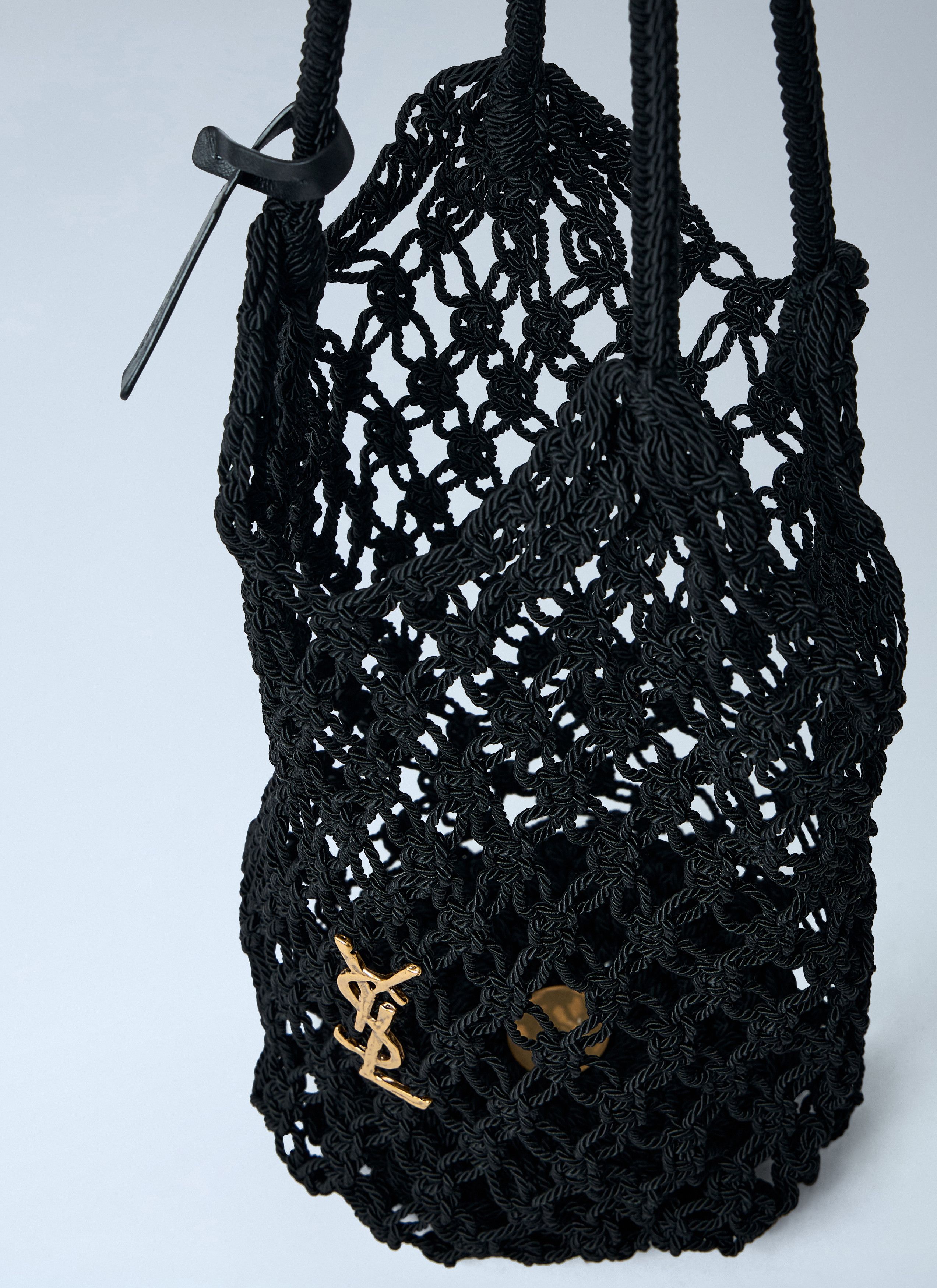 Saint Laurent Paris Large Cassandre Crochet Tote Bag Size ONE SIZE - 5 Thumbnail