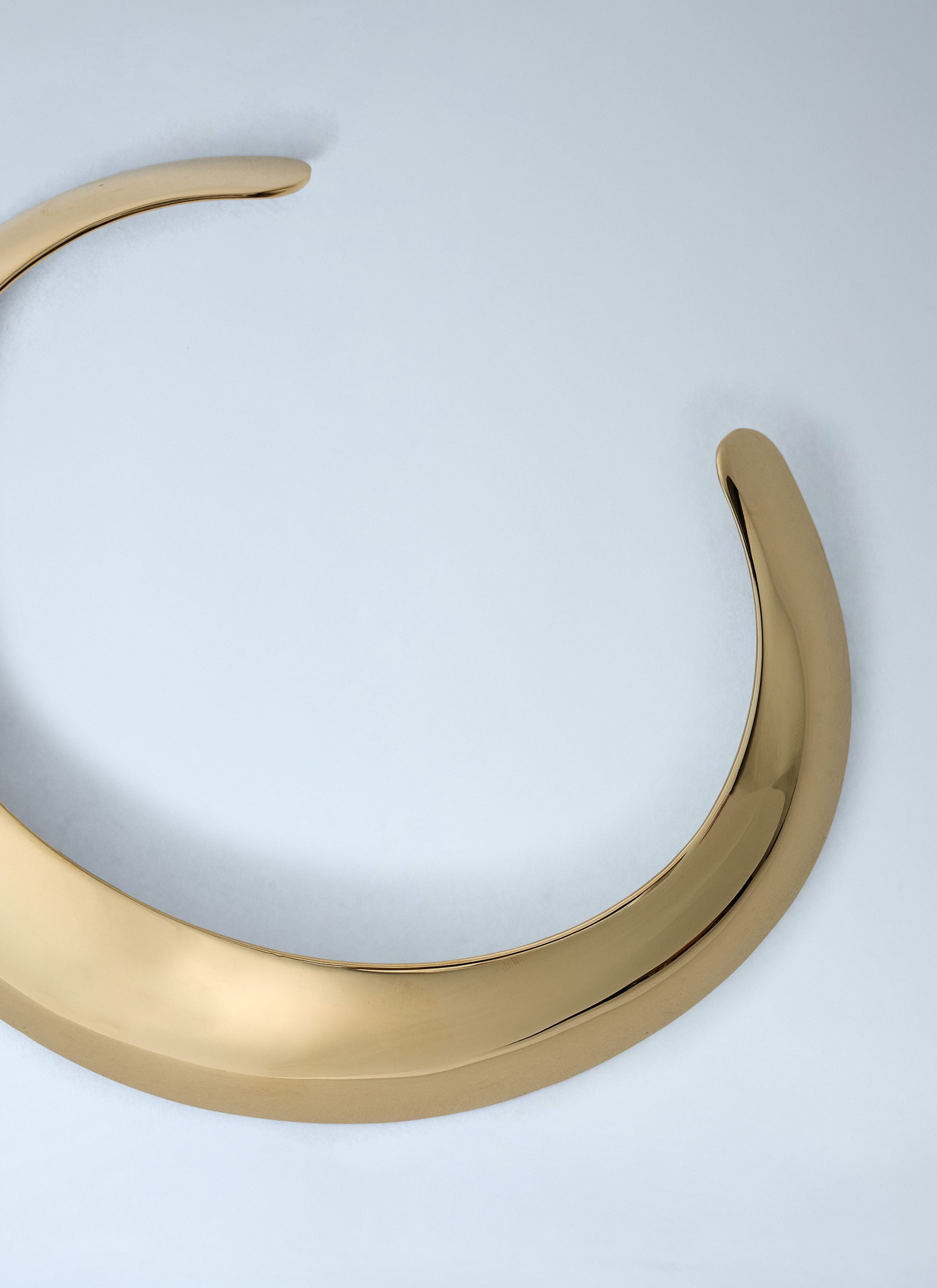 Saint Laurent Paris Polished Metal Cuff Bracelet Size ONE SIZE - 2 Thumbnail