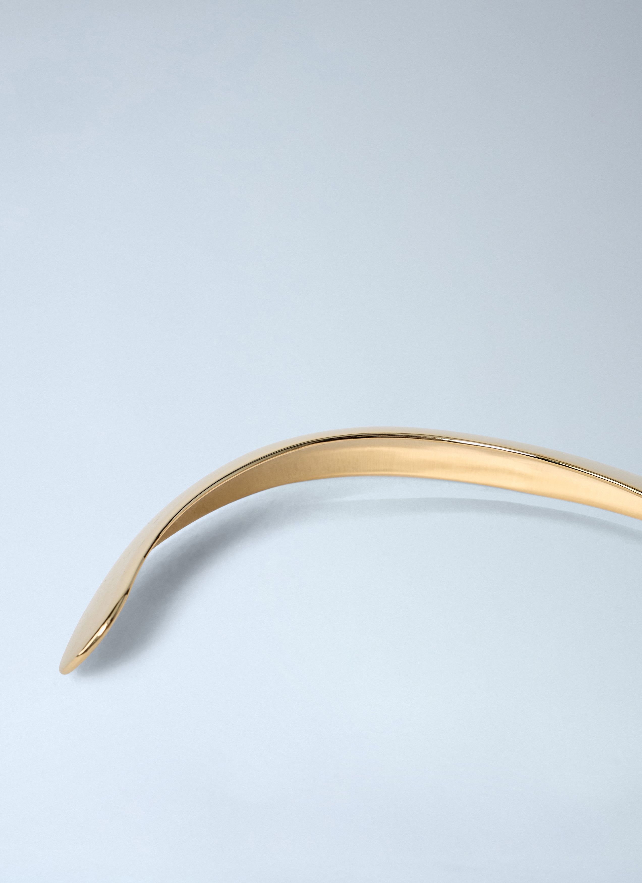 Saint Laurent Paris Polished Metal Cuff Bracelet Size ONE SIZE - 3 Thumbnail