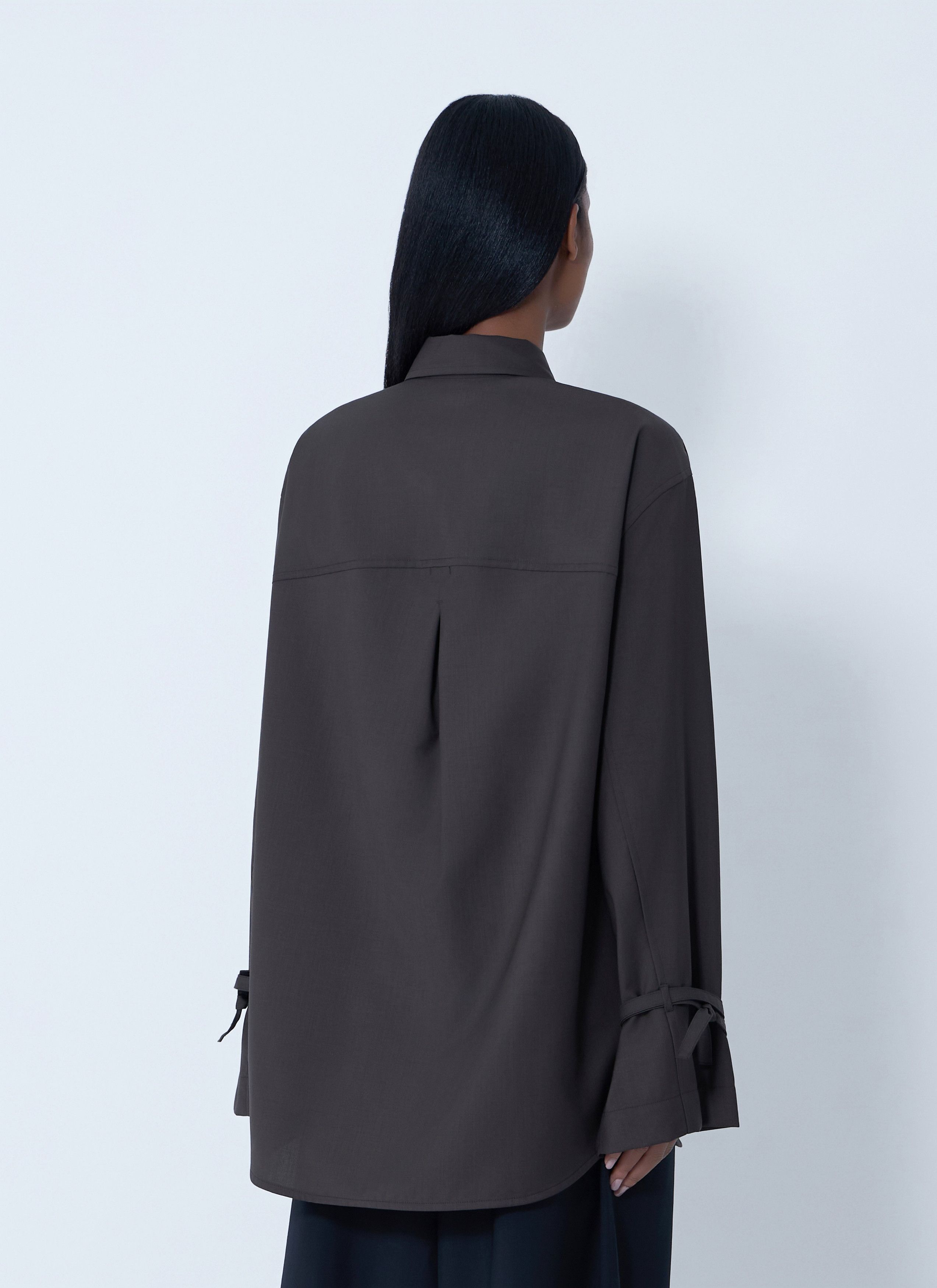 Toteme Tie-Cuff Shirt Size S / US 4 / IT 40 - 4 Thumbnail
