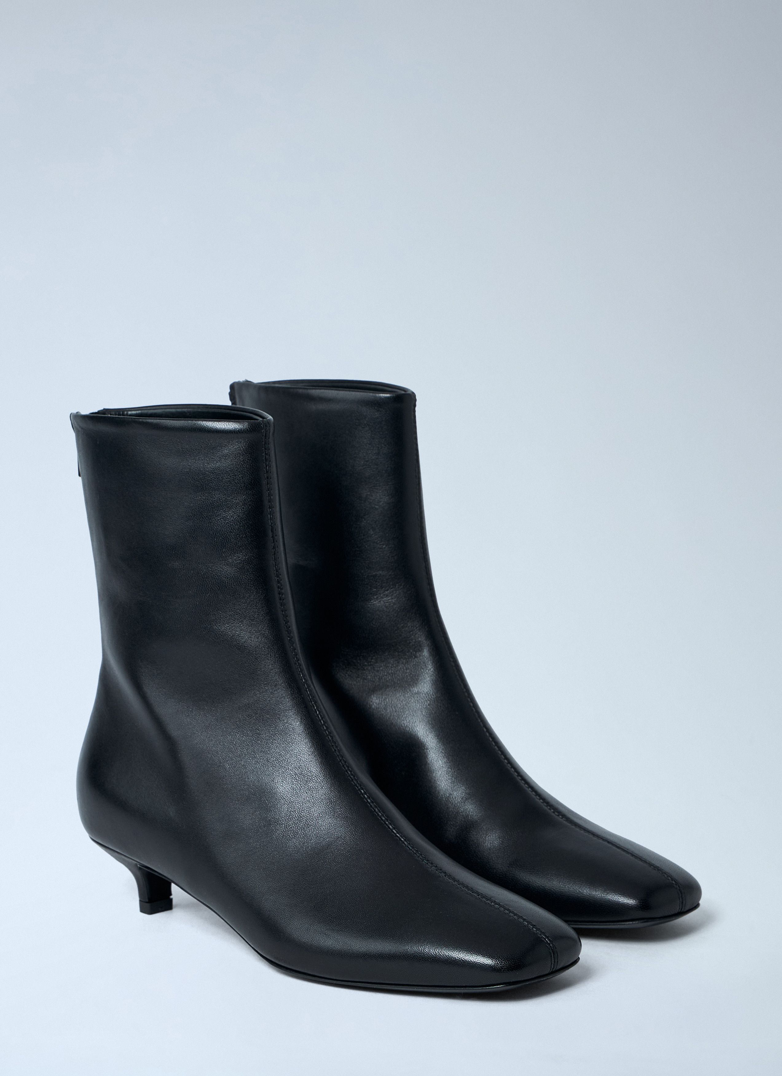 Toteme Classic Day Leather Ankle Boots Size US 6 / IT 36 - 2 Thumbnail