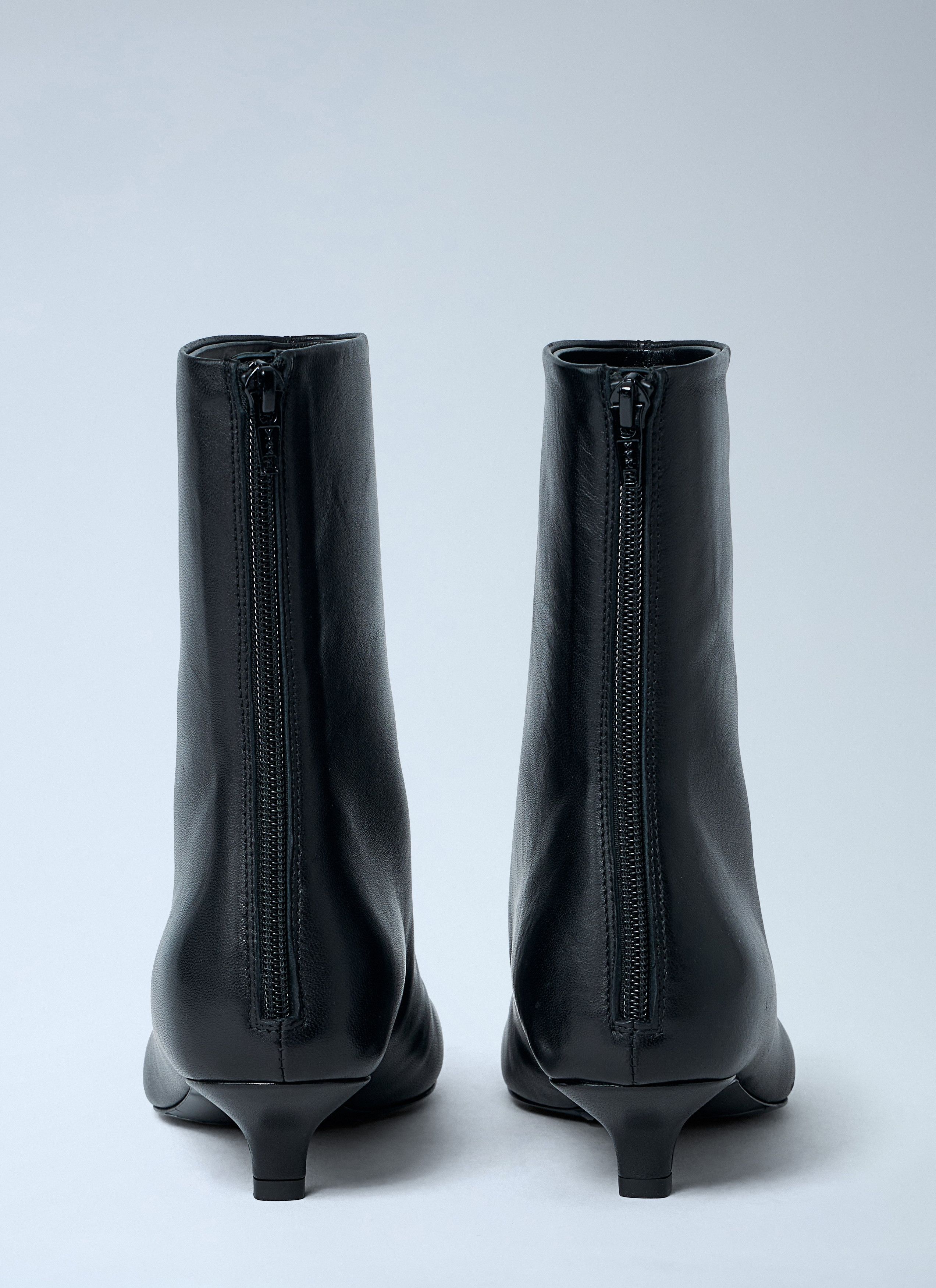 Toteme Classic Day Leather Ankle Boots Size US 8 / IT 38 - 5 Thumbnail