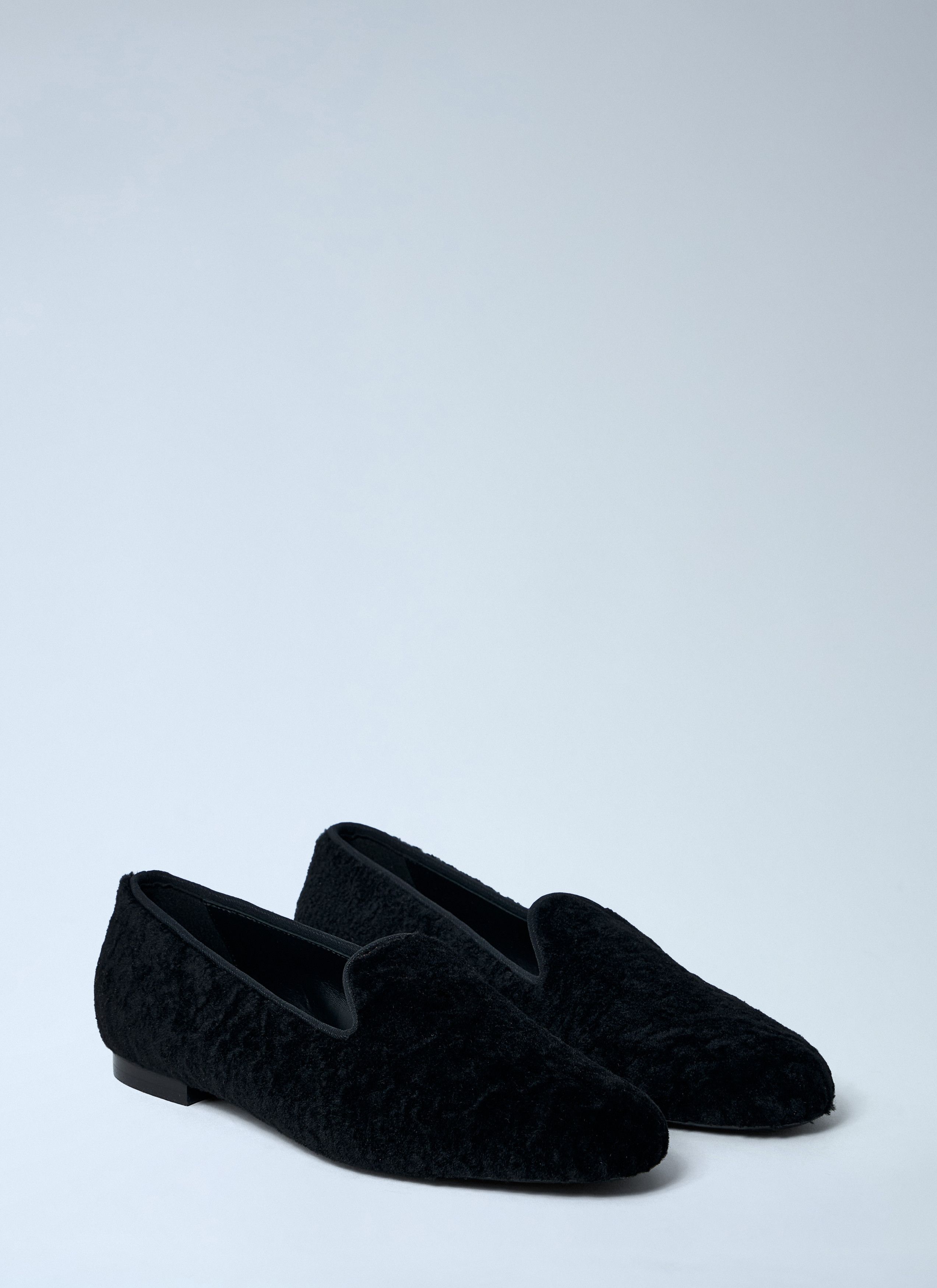 Toteme Shearling-Lined Suede Loafers Size US 10 / IT 40 - 2 Thumbnail