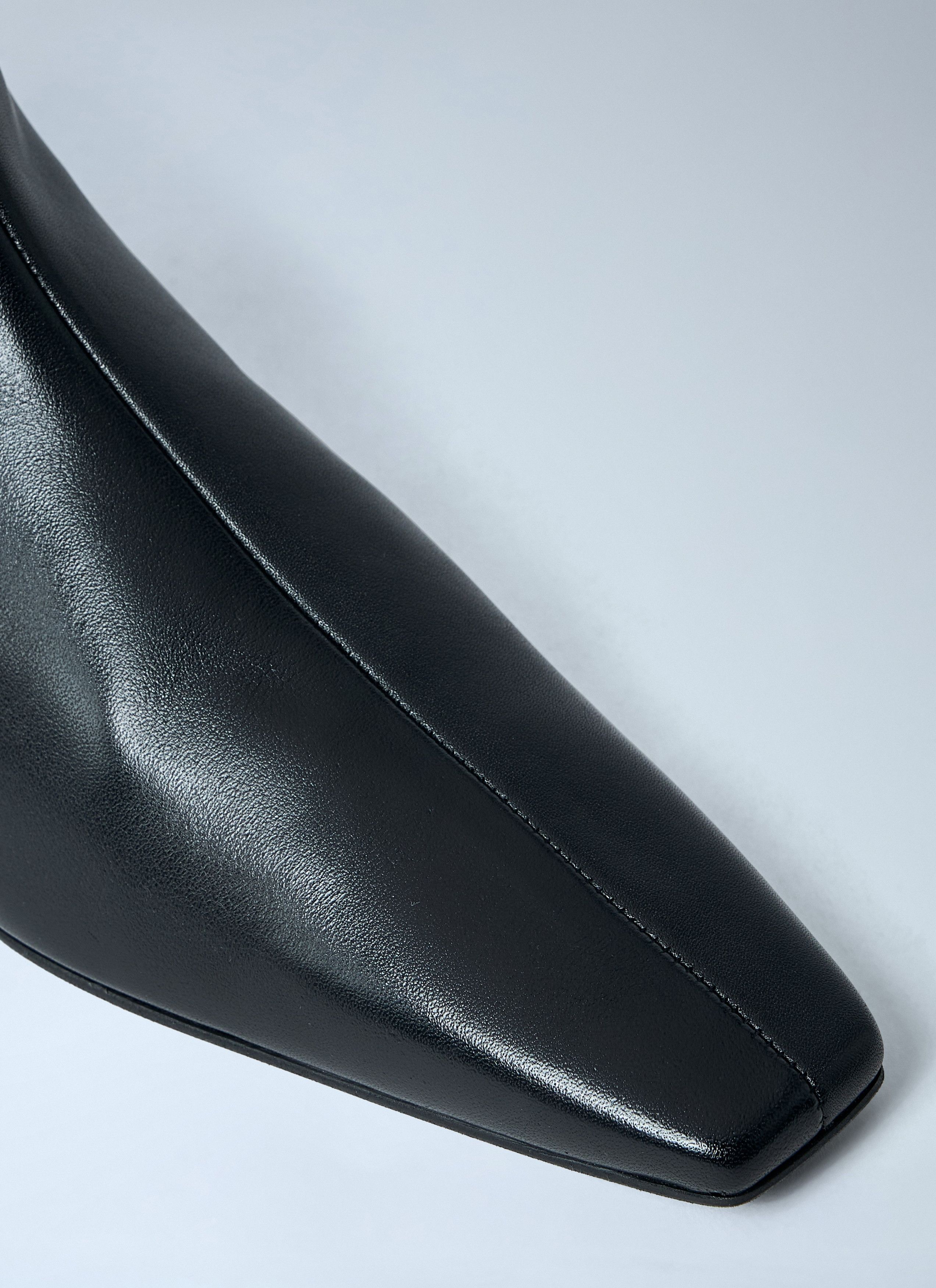 Toteme Zipped Leather Chelsea Boots Size US 7 / IT 37 - 3 Thumbnail