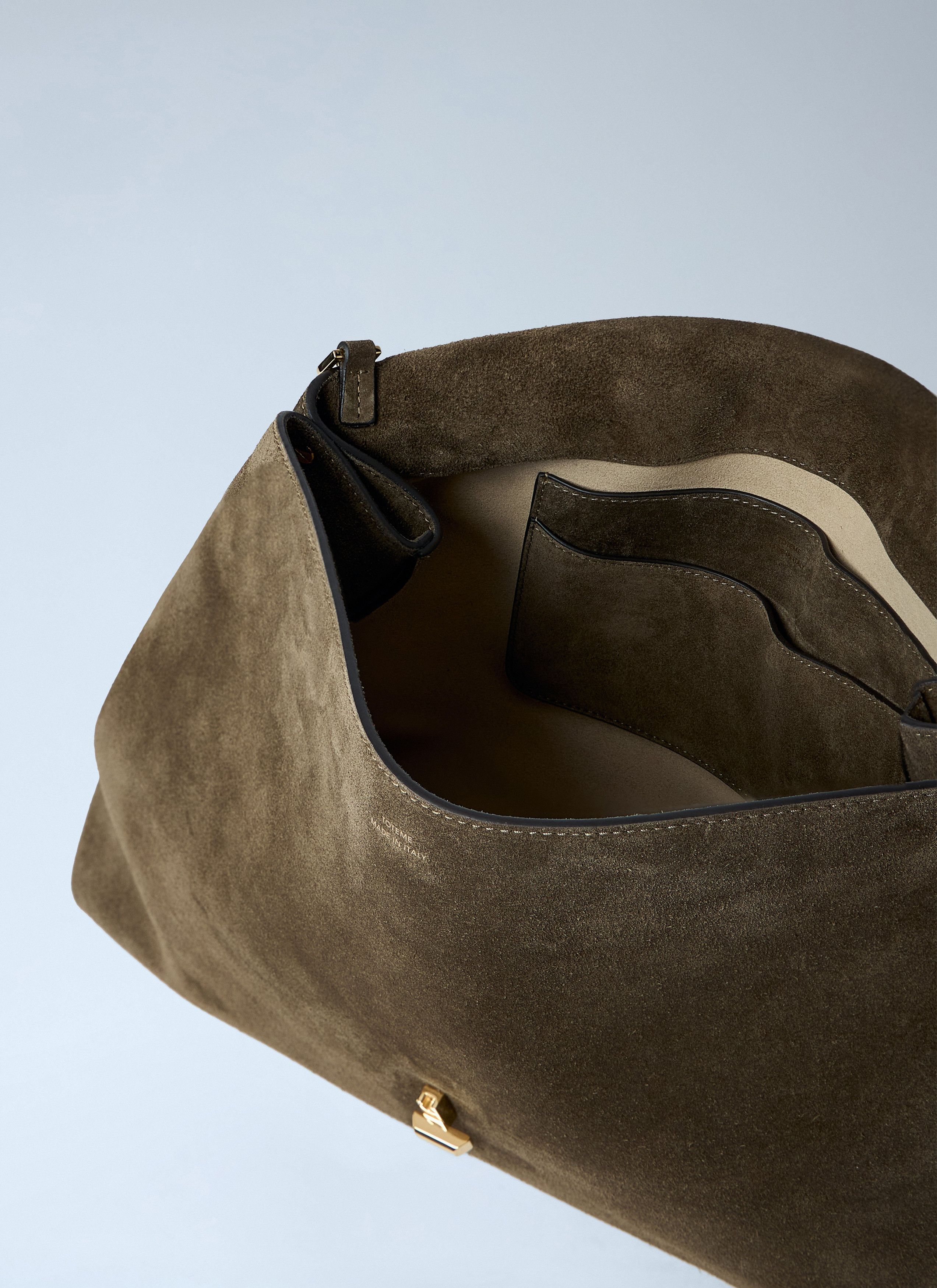 Toteme T-Lock Suede Satchel Bag Size ONE SIZE - 5 Thumbnail