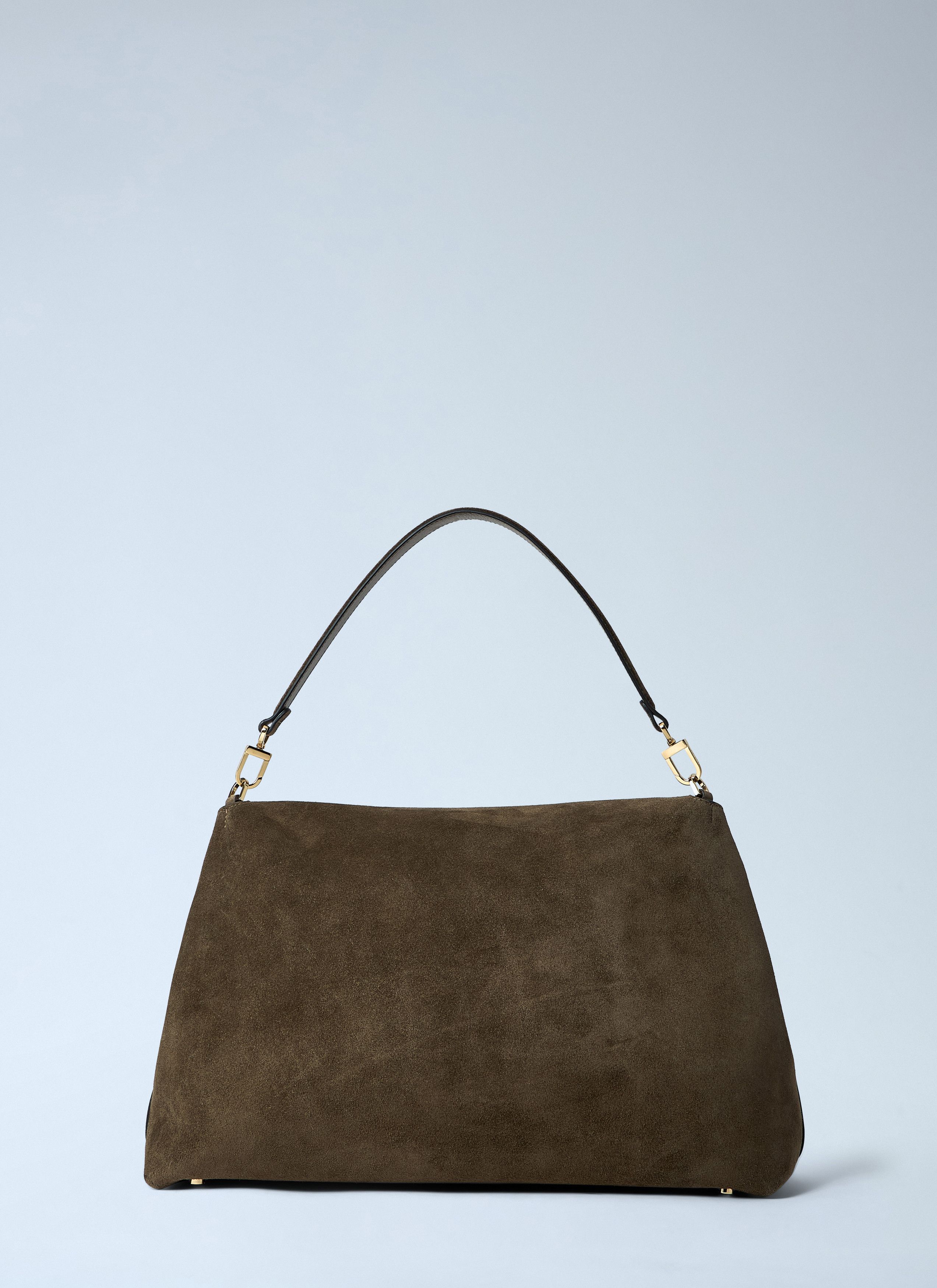 Toteme T-Lock Suede Satchel Bag Size ONE SIZE - 2 Thumbnail