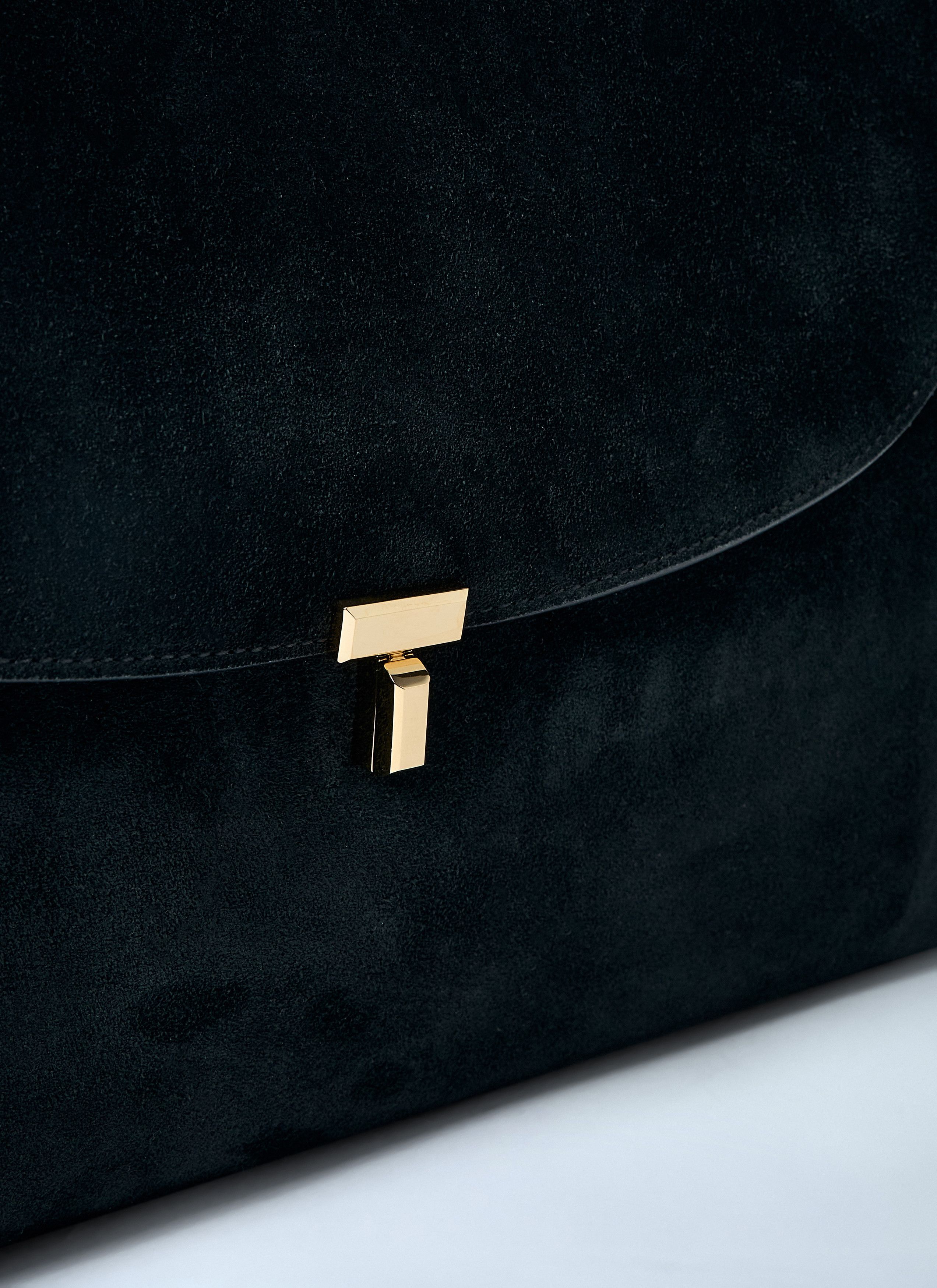 Toteme T-Lock Suede Satchel Bag Size ONE SIZE - 3 Thumbnail