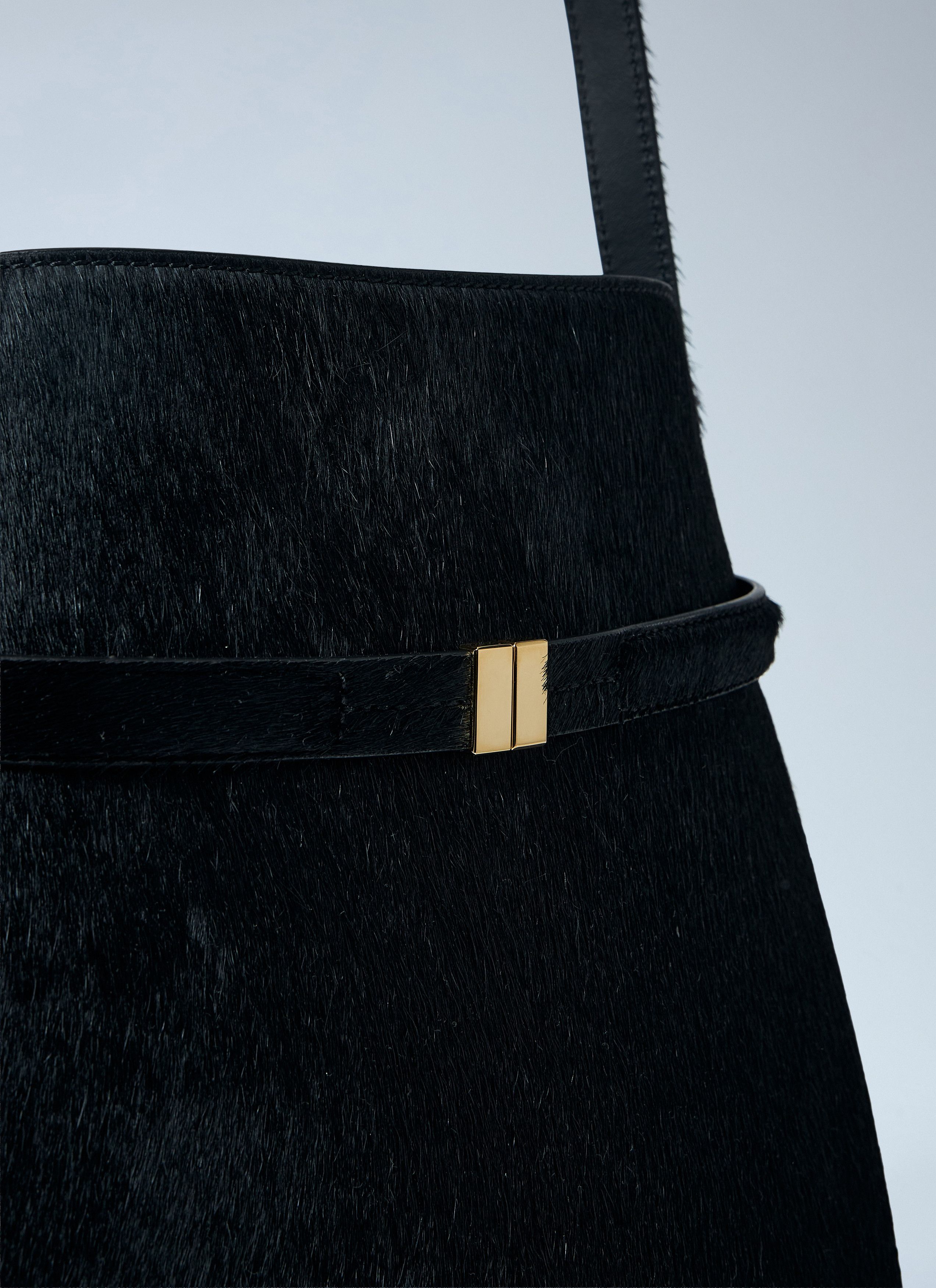 Toteme Belted Pony Hair Bucket Bag Size ONE SIZE - 3 Thumbnail