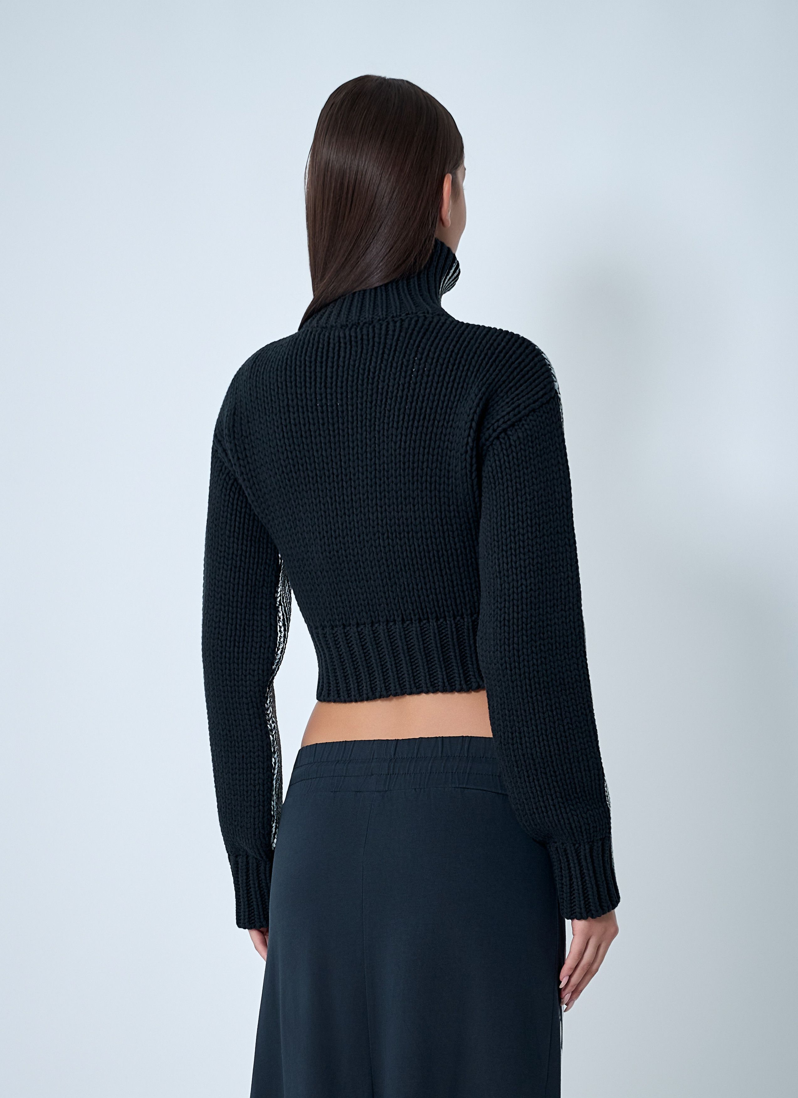 Vaquera Coated Rib Cardigan Size S / US 4 / IT 40 - 4 Thumbnail