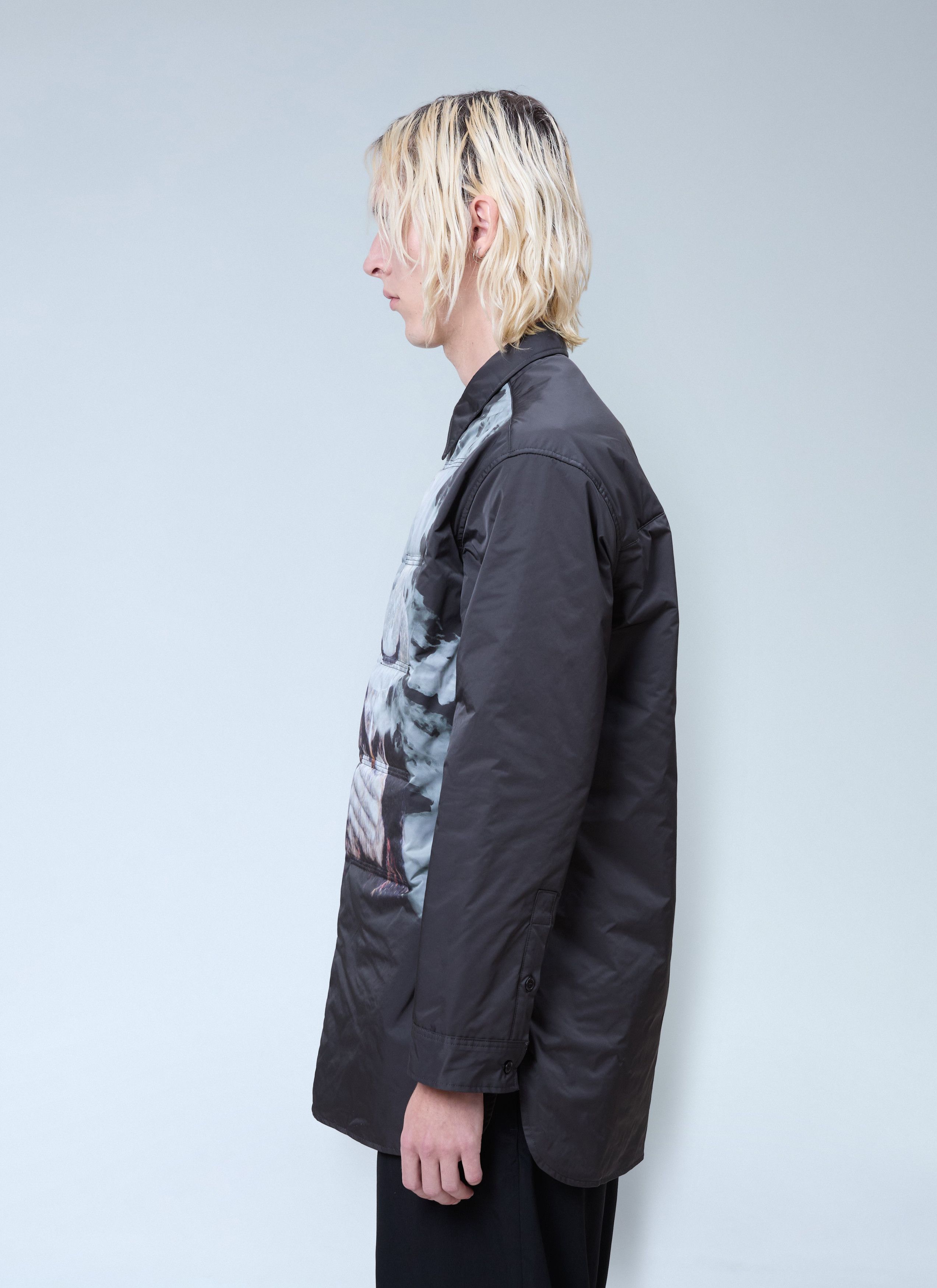 Yohji Yamamoto Printed Padded Shirt Size US L / EU 52-54 / 3 - 3 Thumbnail