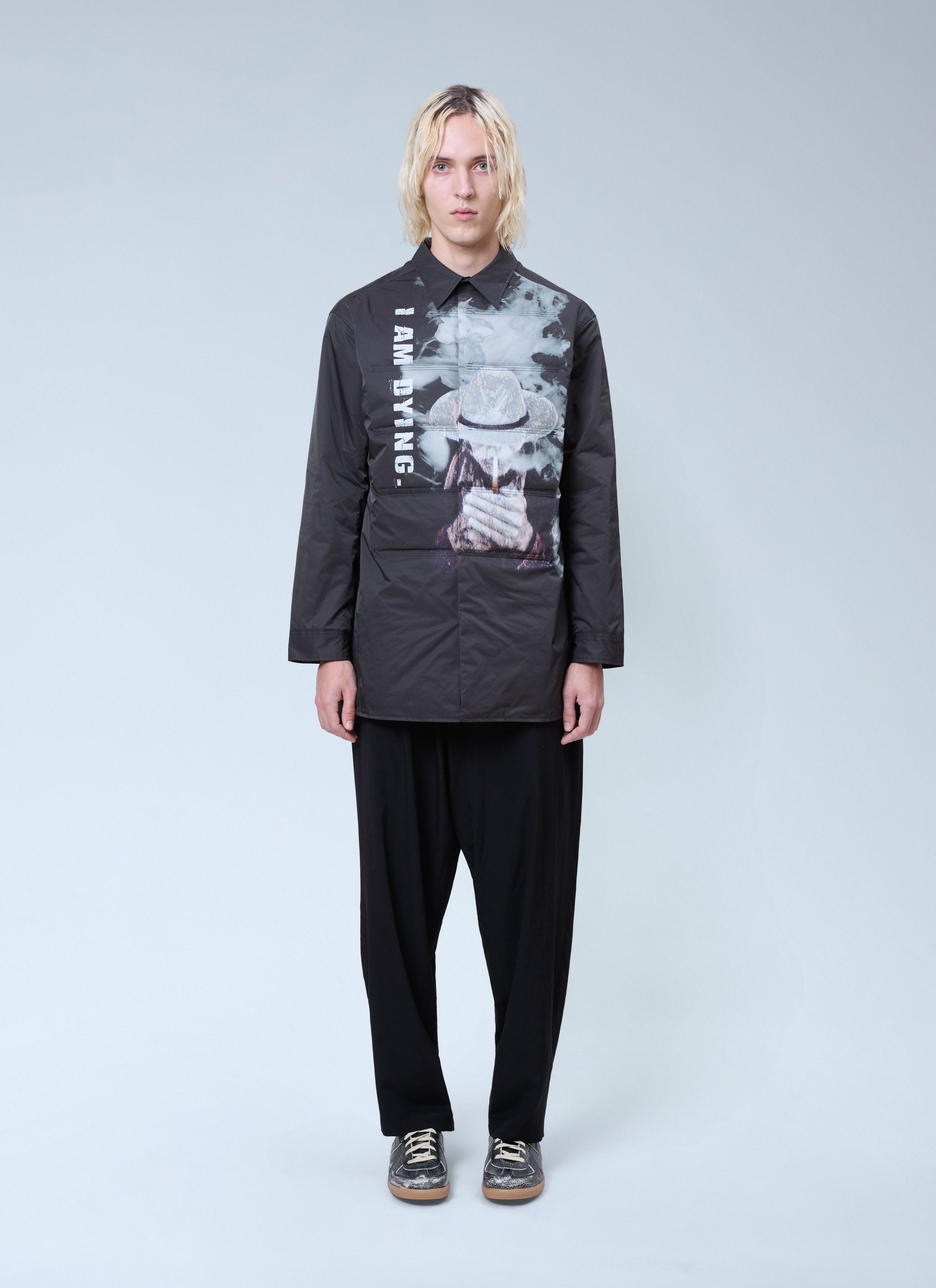 Yohji Yamamoto Printed Padded Shirt Size US L / EU 52-54 / 3 - 2 Thumbnail