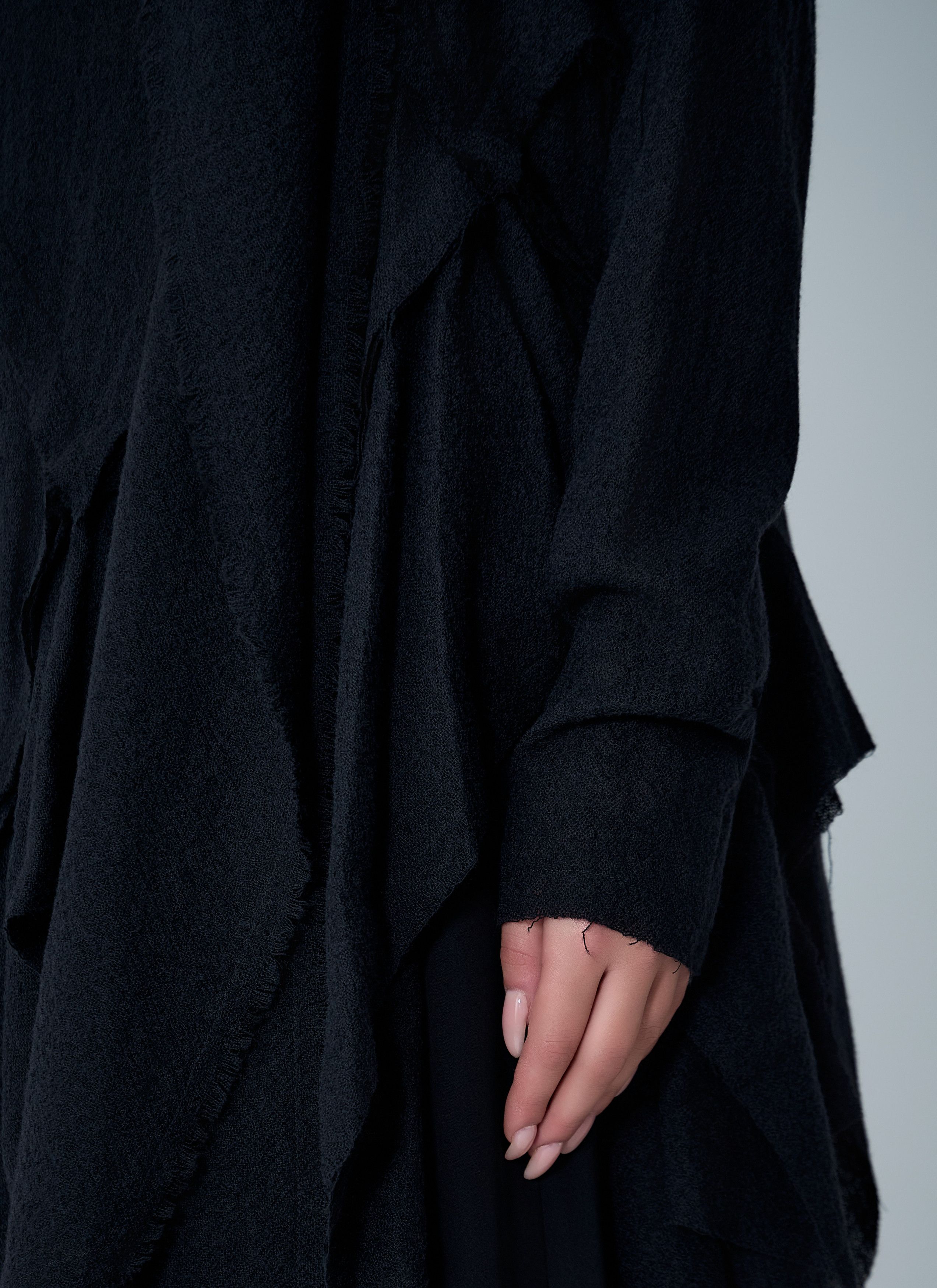 Yohji Yamamoto Gauzed Frilled Blouse Size M / US 6-8 / IT 42-44 - 5 Thumbnail
