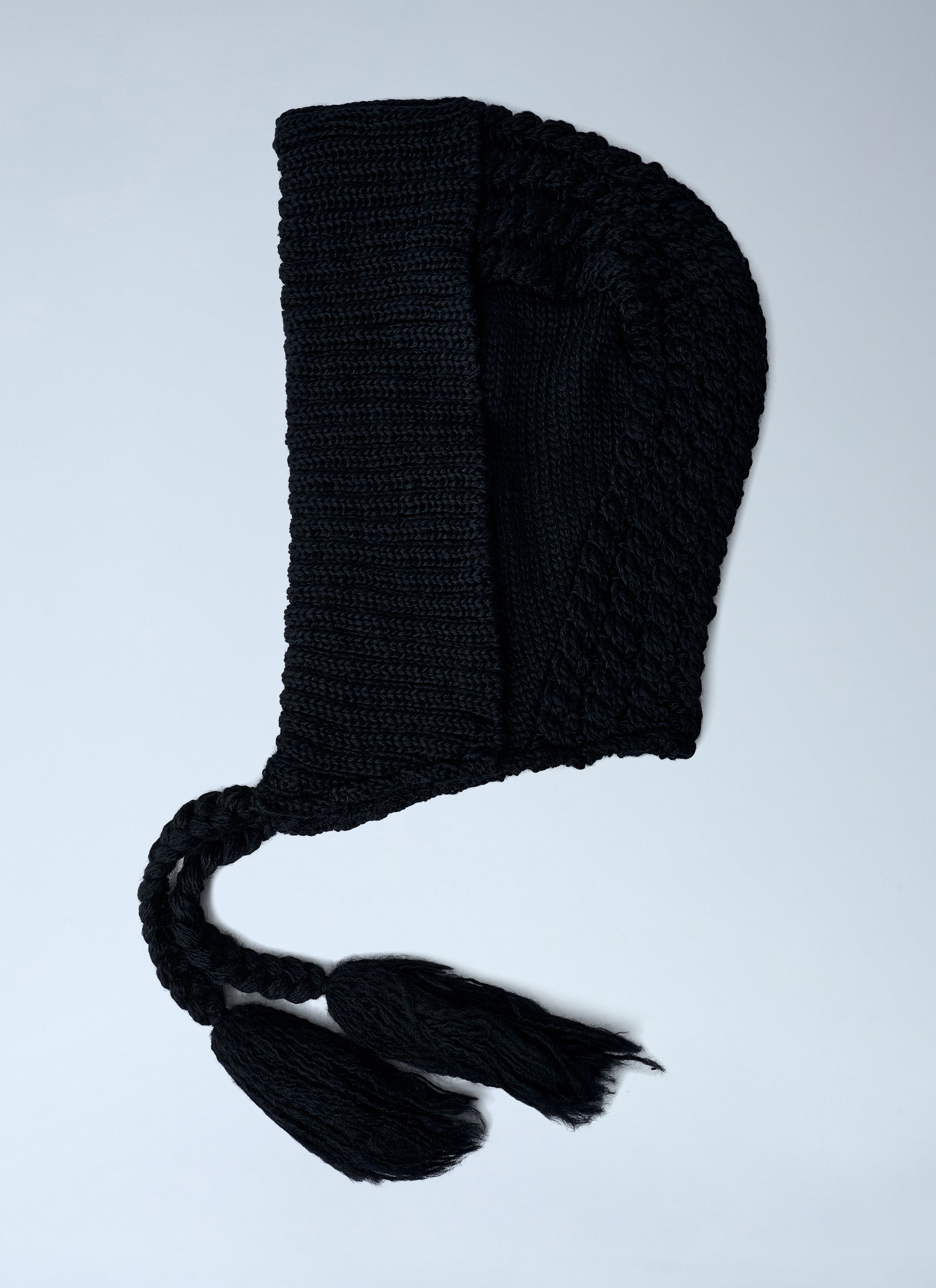Yohji Yamamoto Aran Hooded Hat Size ONE SIZE - 4 Thumbnail
