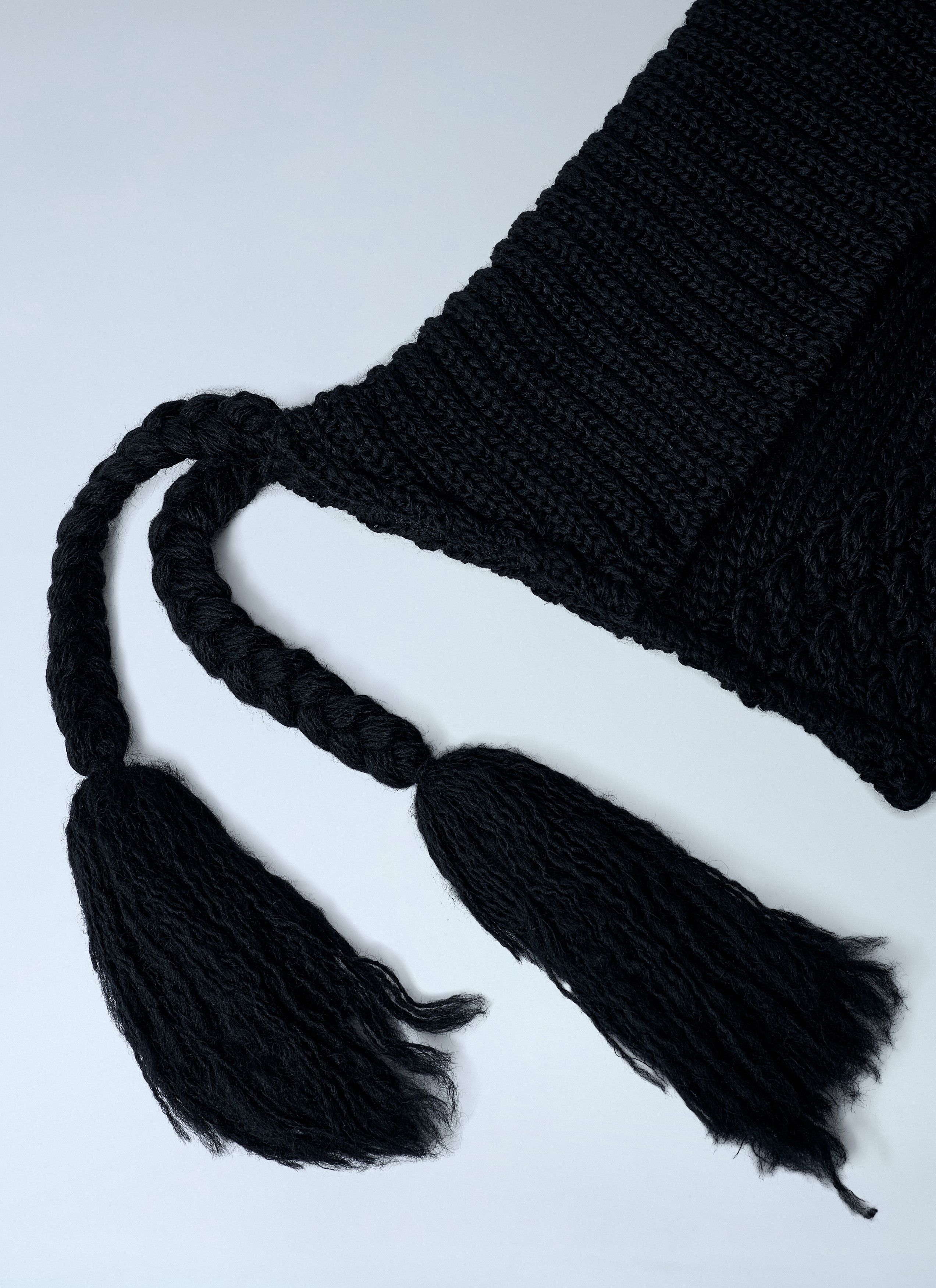 Yohji Yamamoto Aran Hooded Hat Size ONE SIZE - 2 Thumbnail