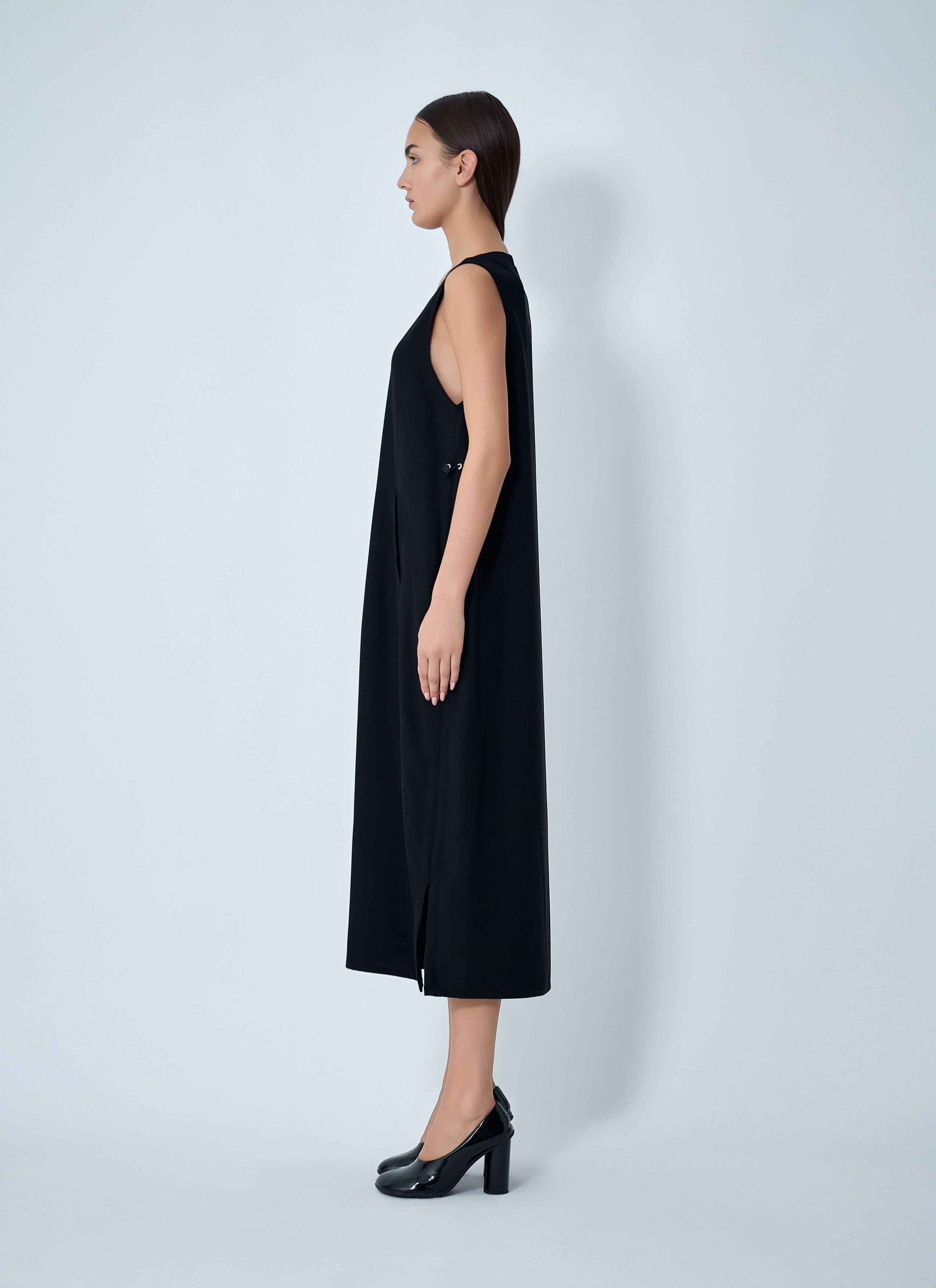 Yohji Yamamoto Double Knit Midi Dress Size M / US 6-8 / IT 42-44 - 3 Thumbnail