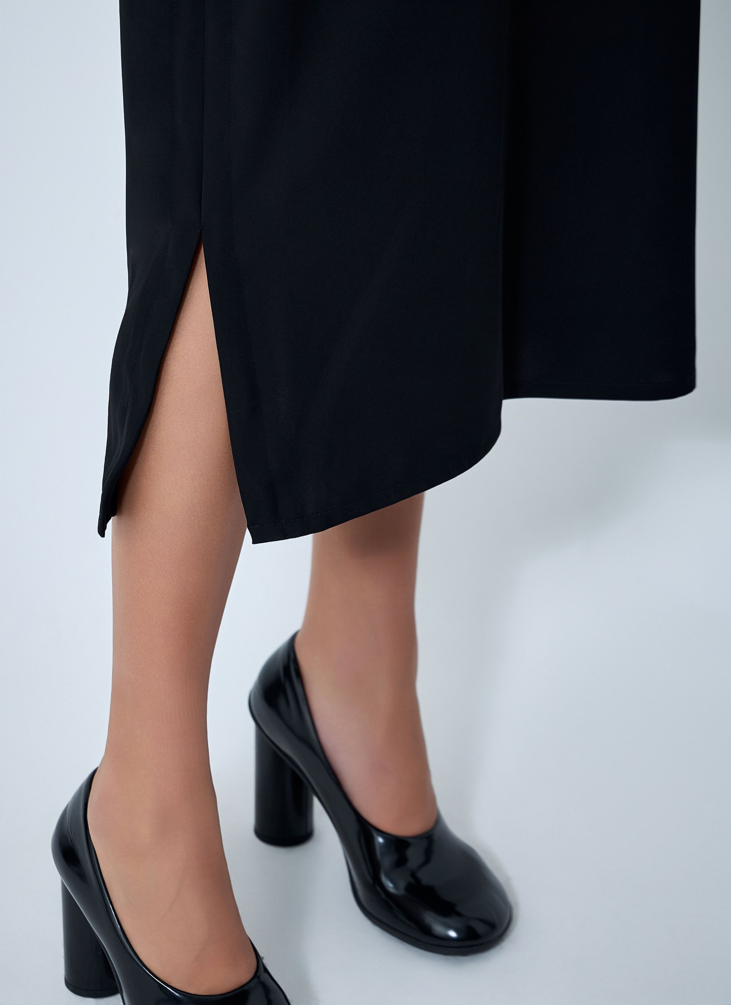 Yohji Yamamoto Double Knit Midi Dress Size M / US 6-8 / IT 42-44 - 6 Thumbnail