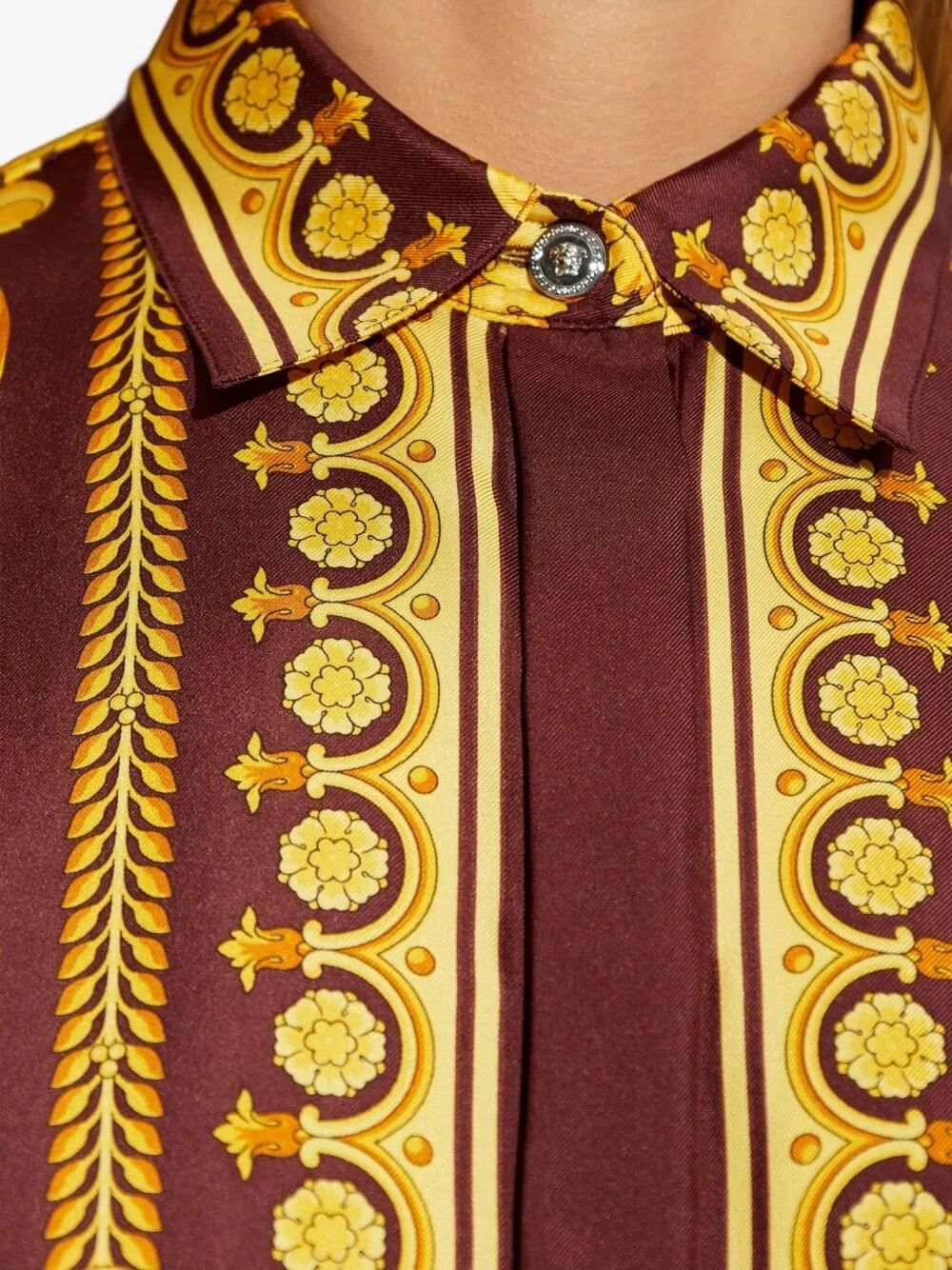 Versace Formal Shirt With `Baroque Heritage` Print Size M / US 6-8 / IT 42-44 - 3 Thumbnail