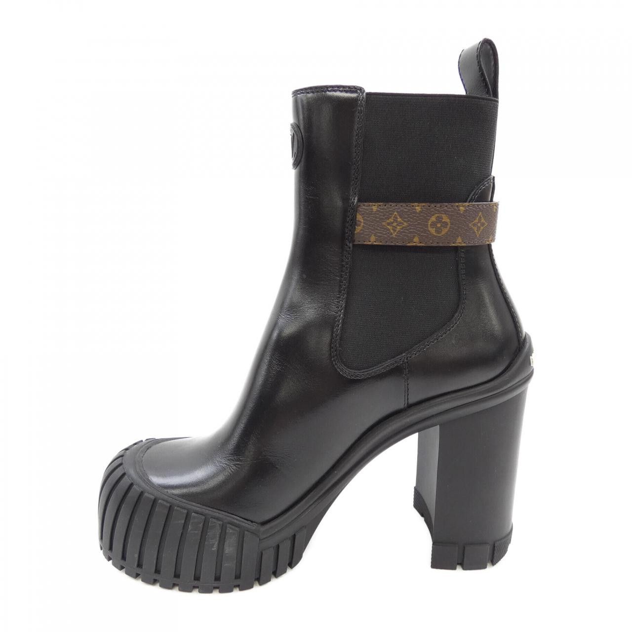 Louis Vuitton Louis Vuitton Louis Vuitton Ruby Calf Leather Boots Leather Shoes DUTY FREE for USA Size ONE SIZE - 2 Thumbnail