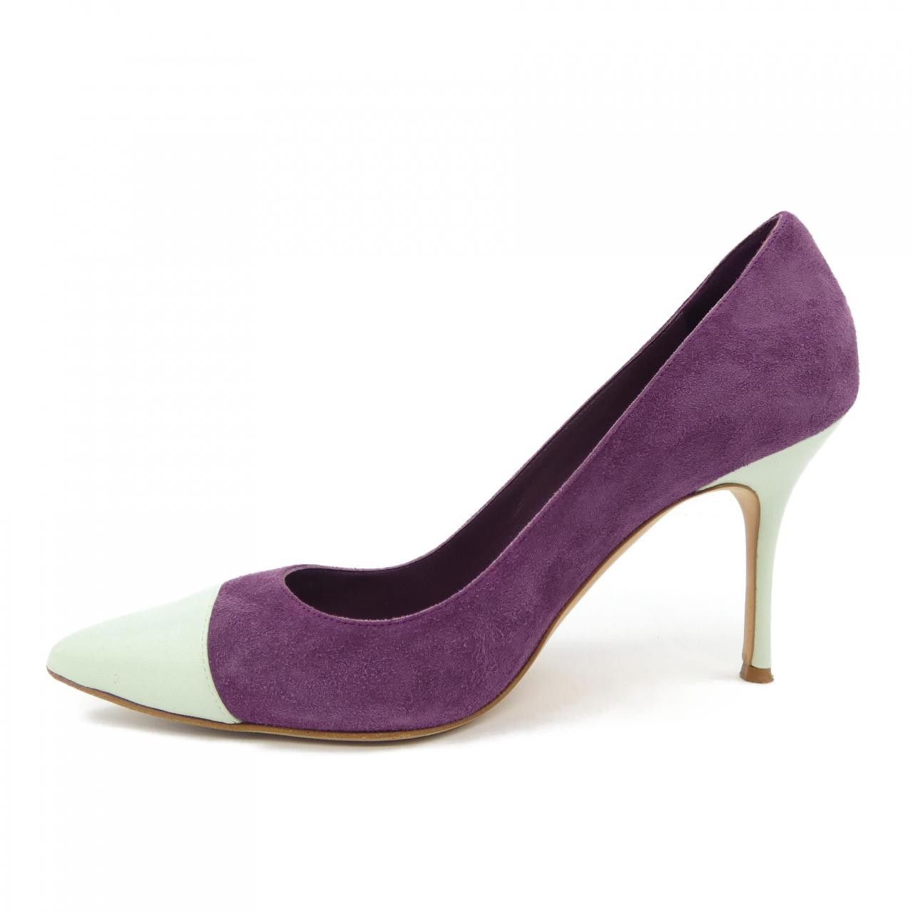 Manolo Blahnik Manolo Blahnik Manolo Blahnik Pumps Leather Shoes DUTY FREE for USA Size ONE SIZE - 2 Thumbnail