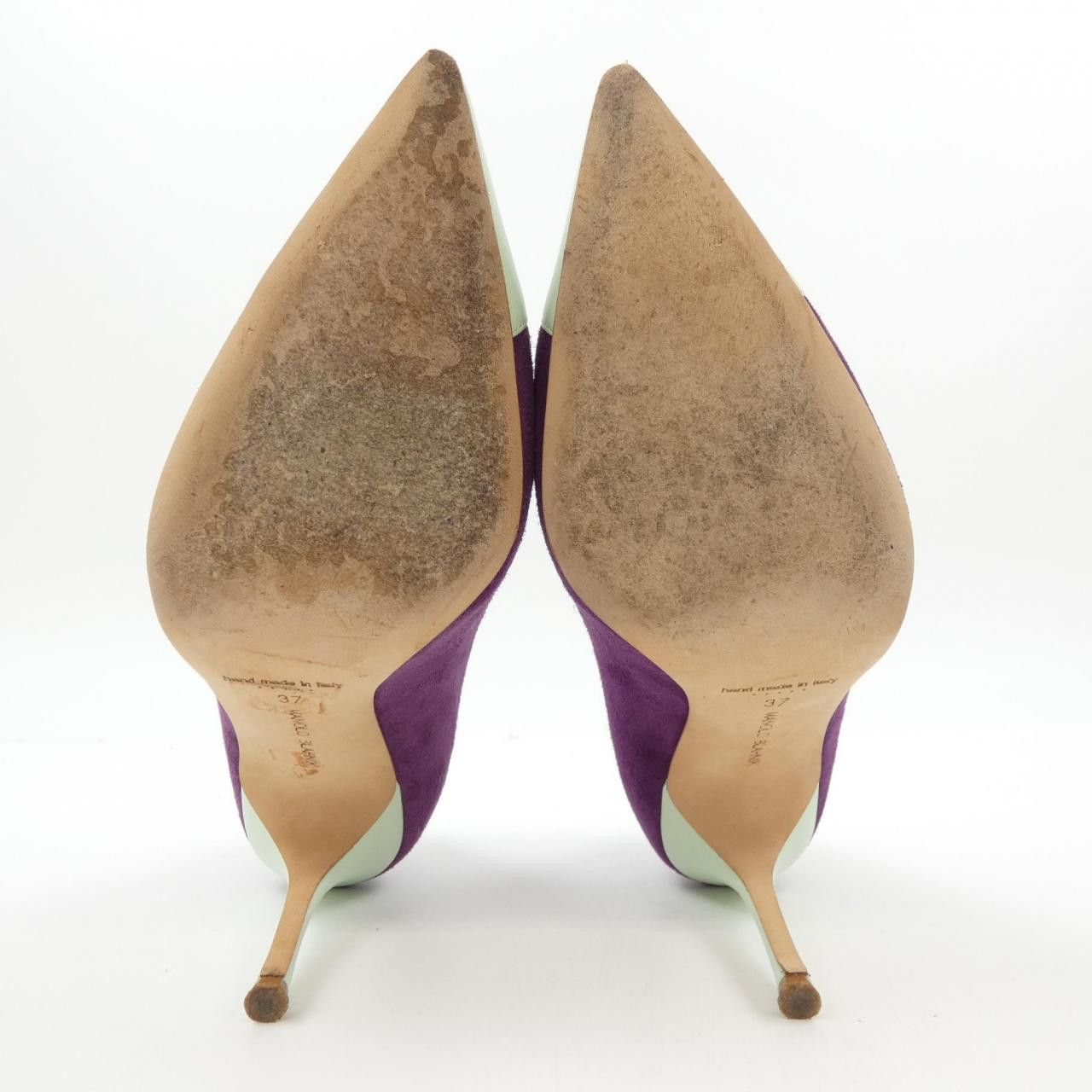 Manolo Blahnik Manolo Blahnik Manolo Blahnik Pumps Leather Shoes DUTY FREE for USA Size ONE SIZE - 4 Thumbnail