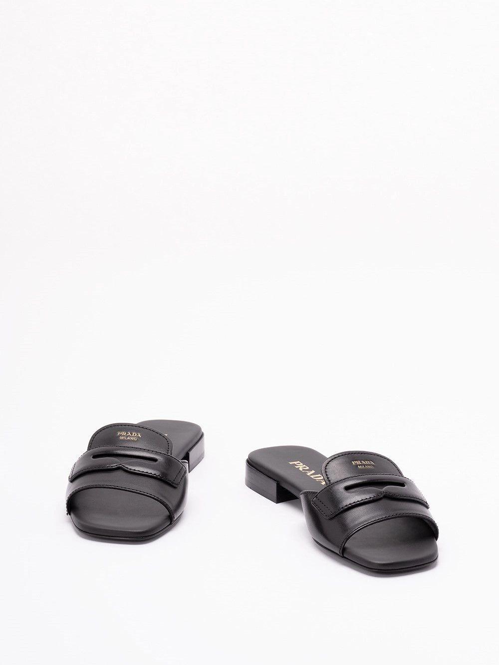 Prada Leather Slides Size US 6 / IT 36 - 2 Thumbnail