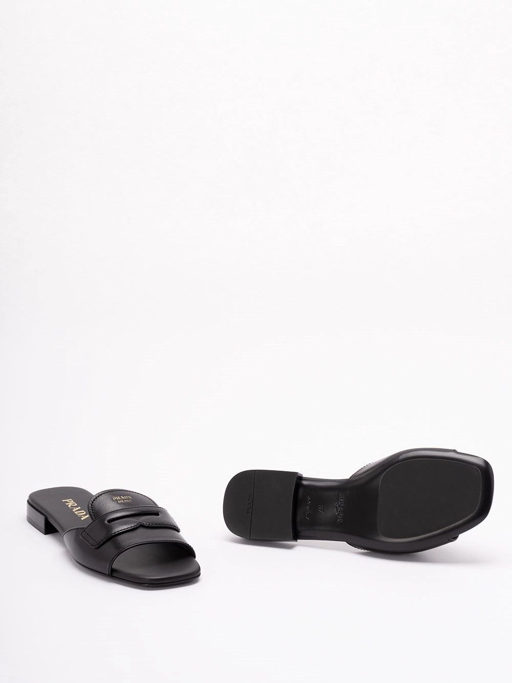 Prada Leather Slides Size US 6 / IT 36 - 4 Thumbnail