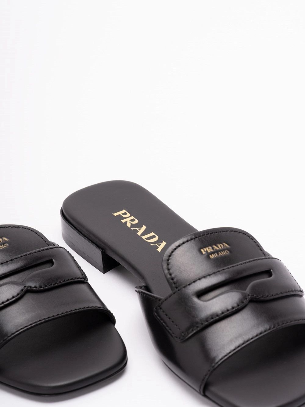 Prada Leather Slides Size US 6 / IT 36 - 5 Thumbnail