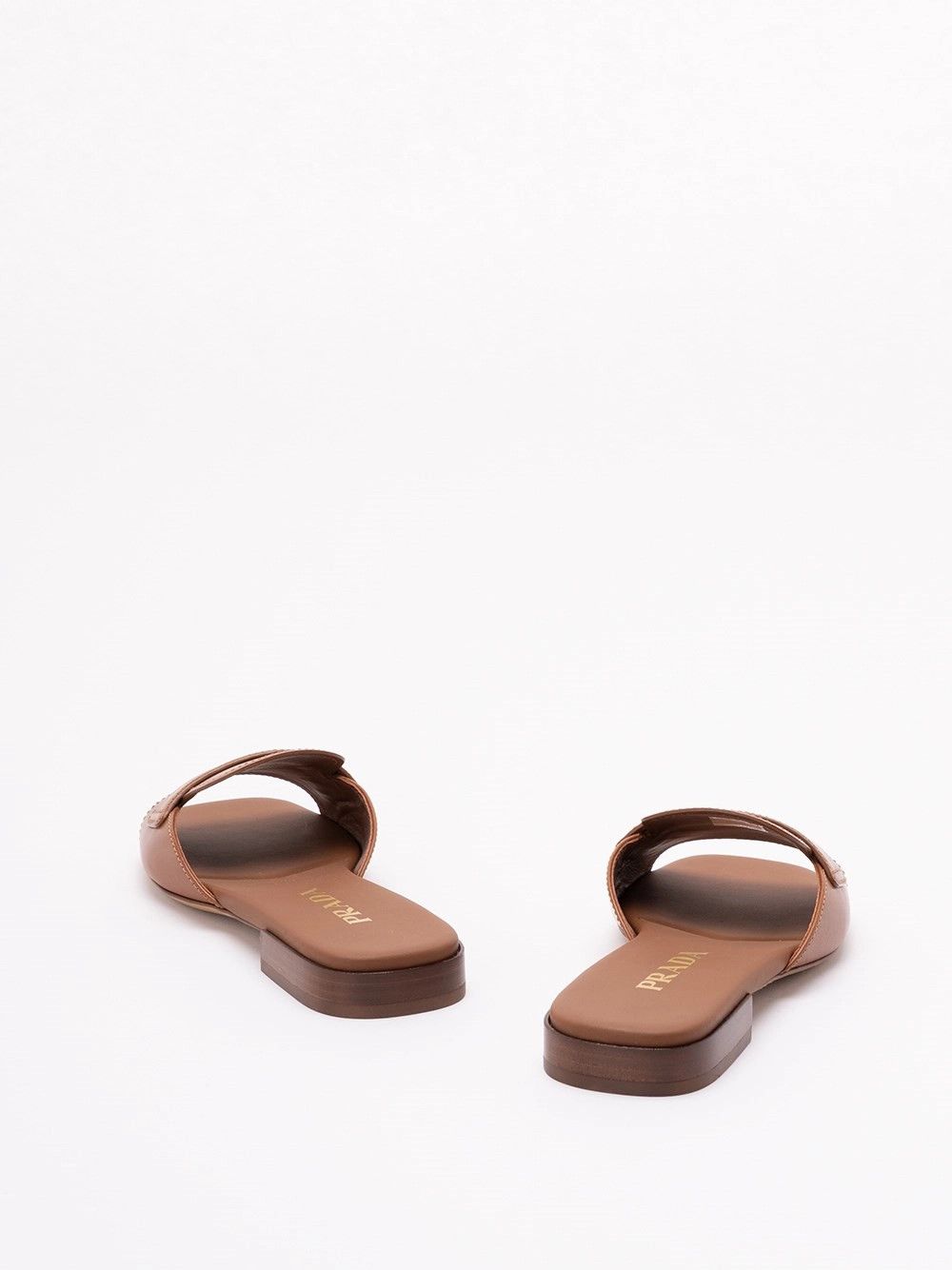 Prada Leather Slides Size US 7.5 / IT 37.5 - 3 Thumbnail