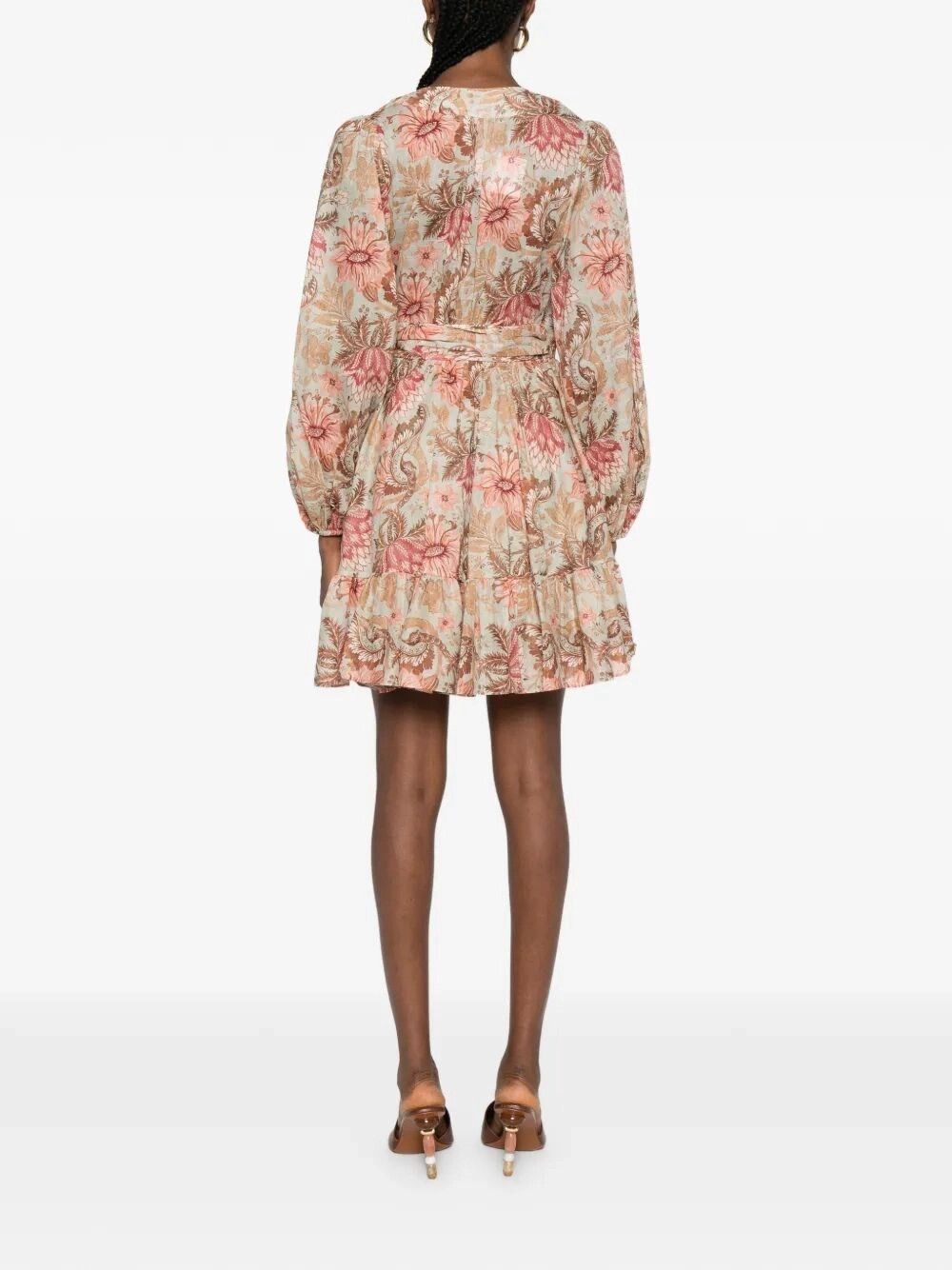 Zimmermann `Daylight` Mini Wrap Frill Dress Size M / US 6-8 / IT 42-44 - 3 Thumbnail