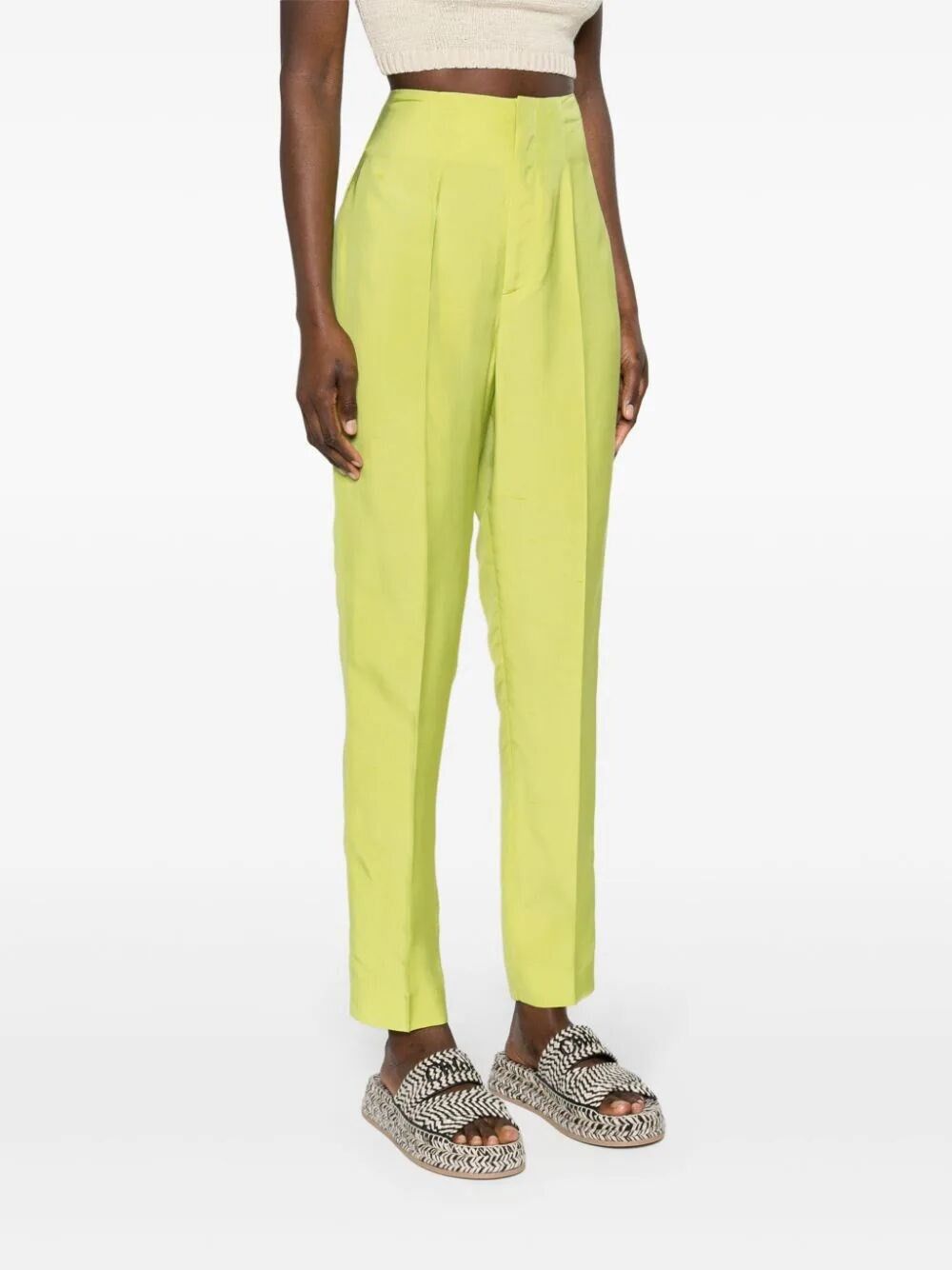 Ralph Lauren `Ramona` Ankle Pleated Pants Size 27" / US 4 / IT 40 - 4 Thumbnail