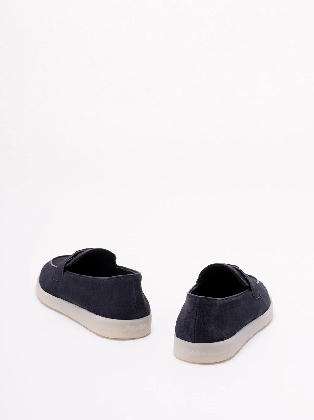 Prada Suede Loafers Size US 6.5 / EU 39-40 - 3 Thumbnail
