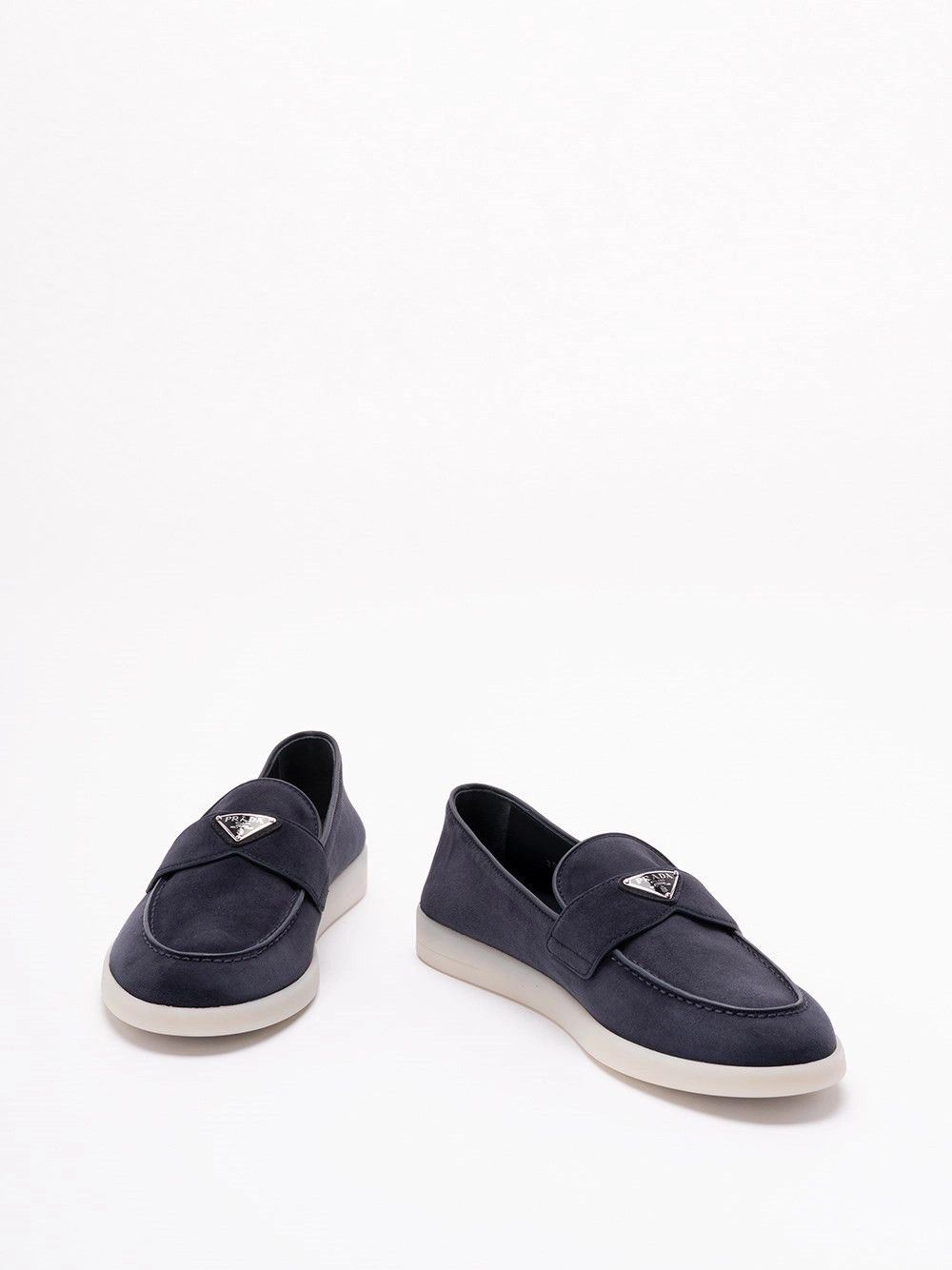 Prada Suede Loafers Size US 8 / EU 41 - 2 Thumbnail